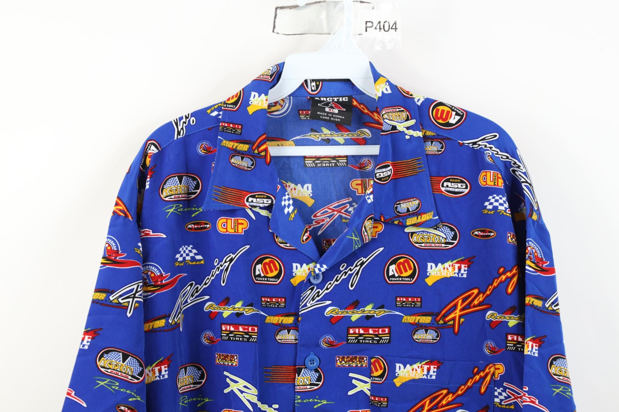 Vintage Vintage 90s Y2K Streetwear Over Print Collared Button Shirt Size US XL / EU 56 / 4 - 2 Thumbnail