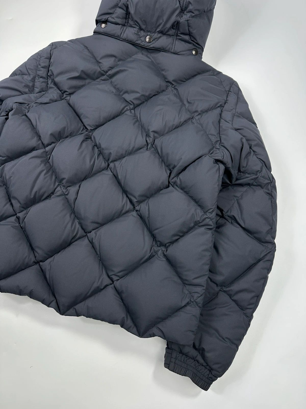 Moncler Moncler Maya Navy Blue Diamonds Puffer Down Hooded Jacket Size US M / EU 48-50 / 2 - 10 Thumbnail