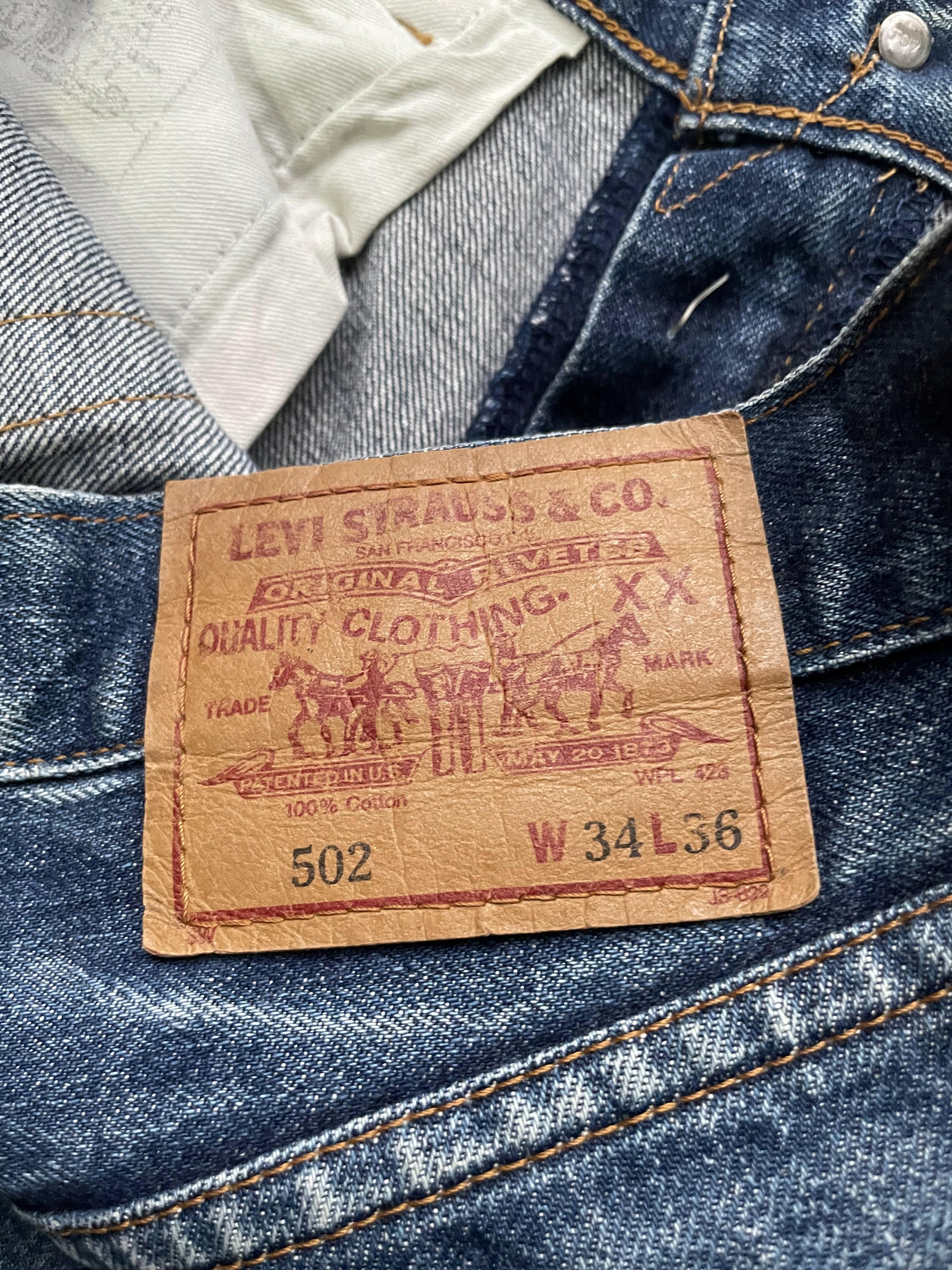 Levi's Vintage Levis 502 XX E Selvedge Distresed Denim Size US 34 / EU 50 - 9 Thumbnail