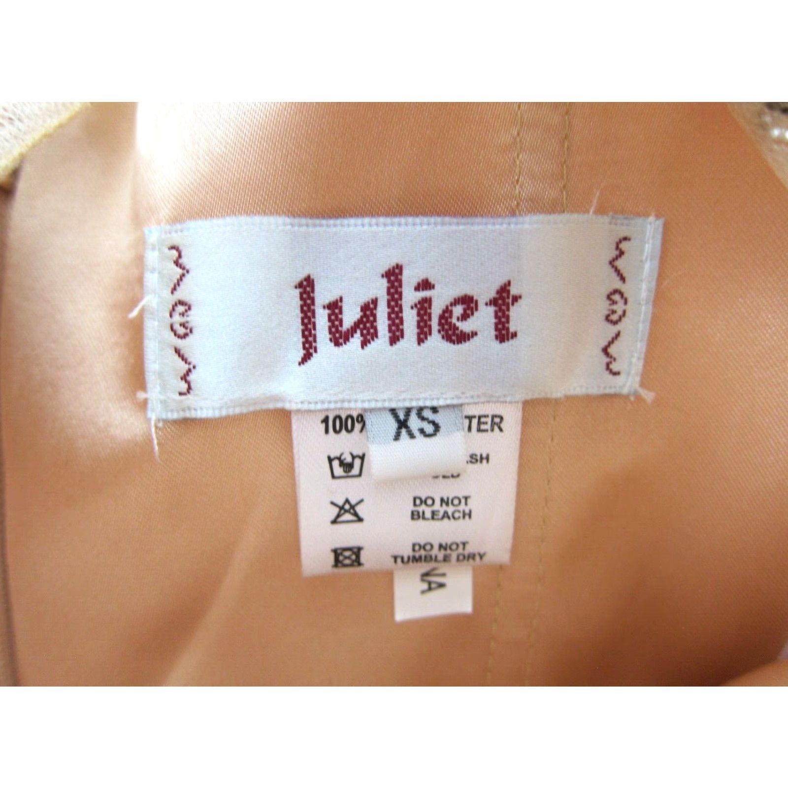 Vintage VINTAGE Juliet Pink Lace Diamond Beaded Ruched Sleeveless Prom Party Dress XS Size XS / US 0-2 / IT 36-38 - 3 Thumbnail