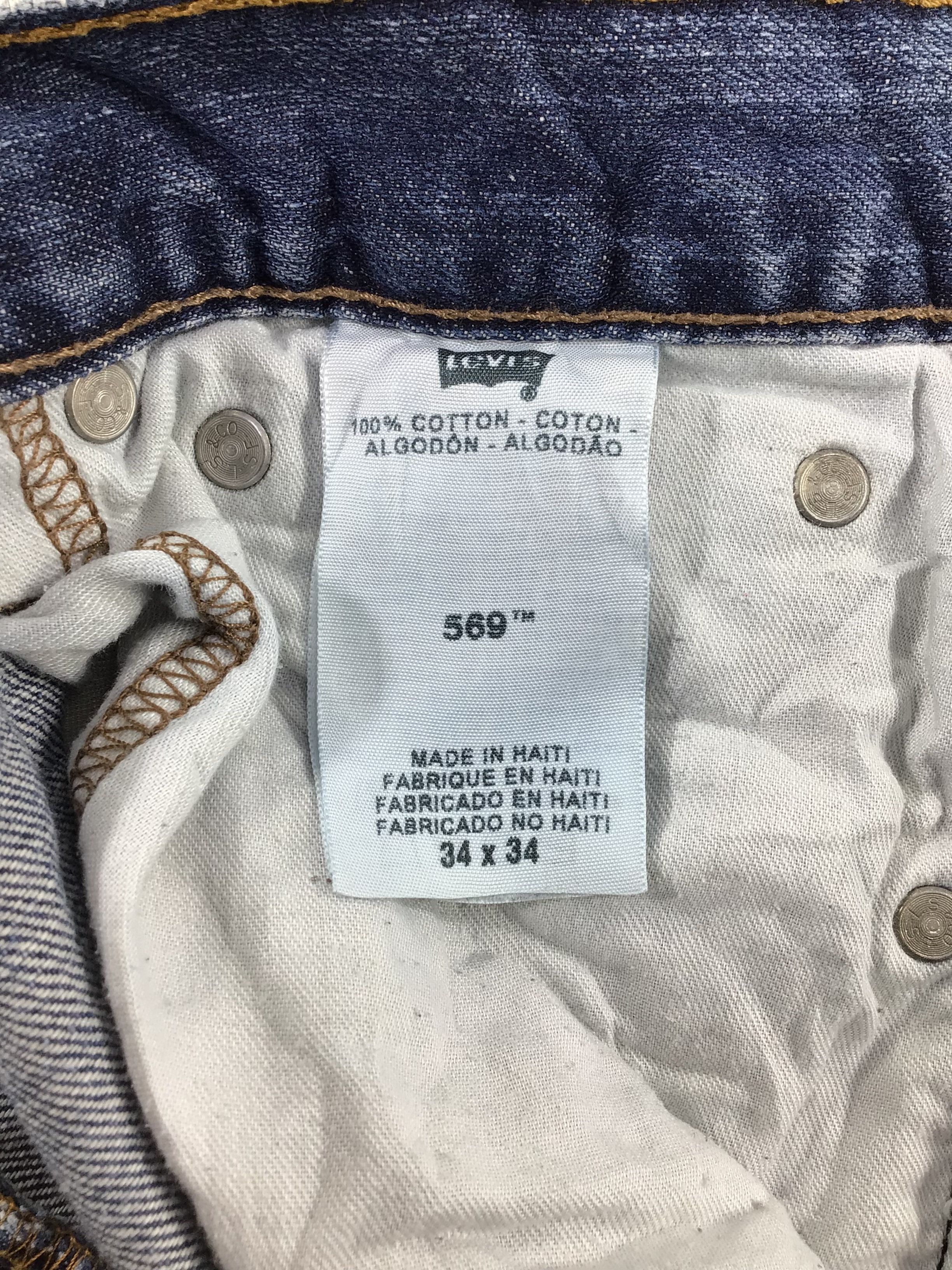 Levi's Vintage Levis 569 Jeans Distressed Denim -J845 Size US 36 / EU 52 - 11 Thumbnail