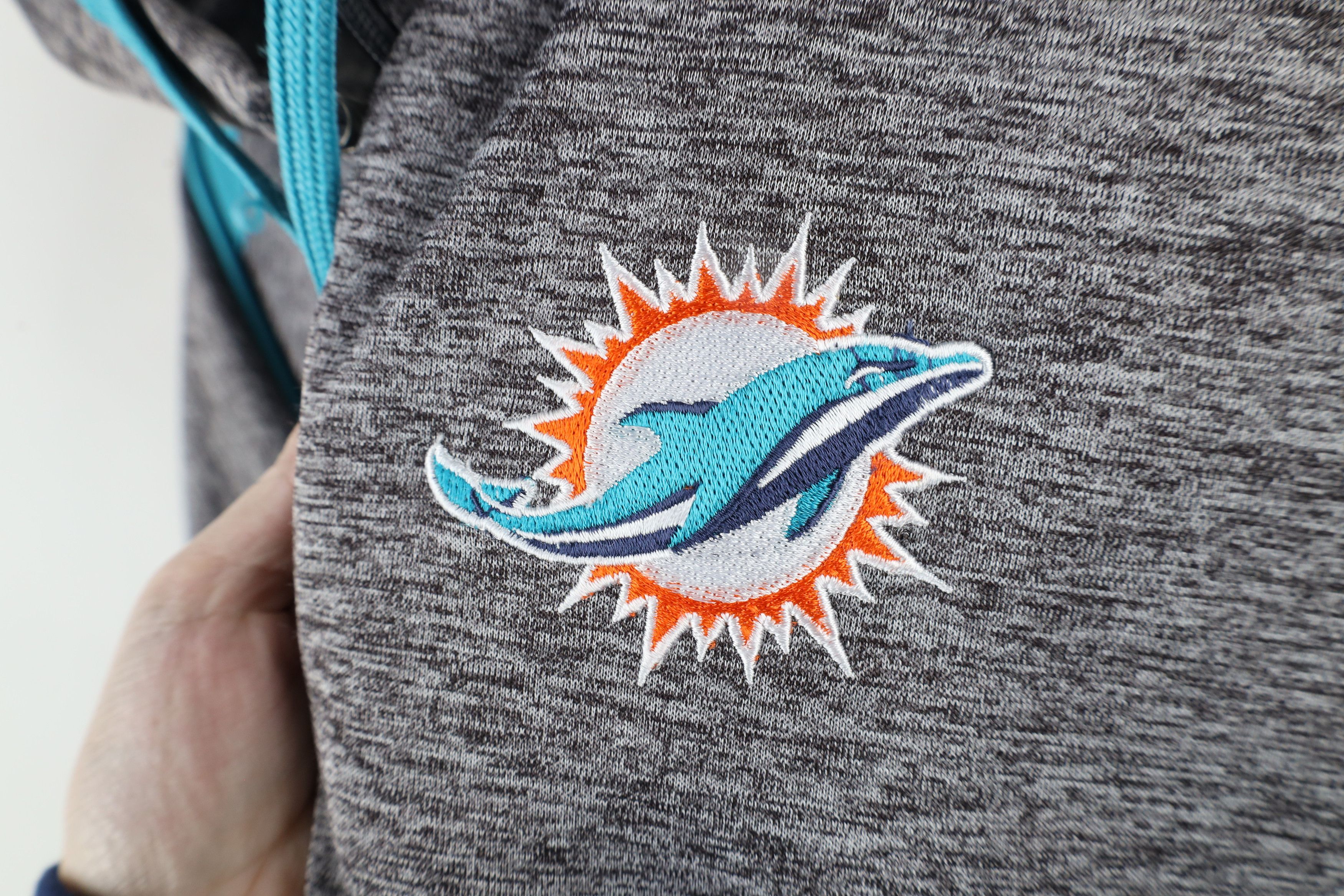 Majestic × Vintage Majestic Miami Dolphins Football Half Zip Hoodie Sweatshirt Size US XXL / EU 58 / 5 - 4 Thumbnail
