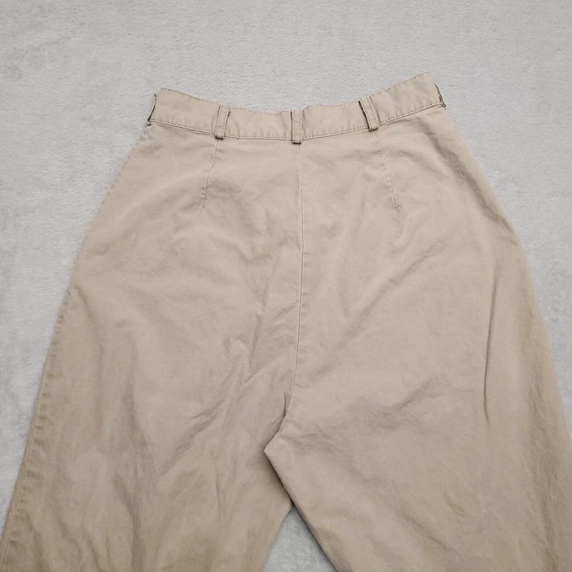 Vintage VINTAGE L.L.Bean Pants Womens 8 Chino Beige Lightweight Casual Front Pleated 32in Inseam Womens Size 30" / US 8 / IT 44 - 5 Thumbnail