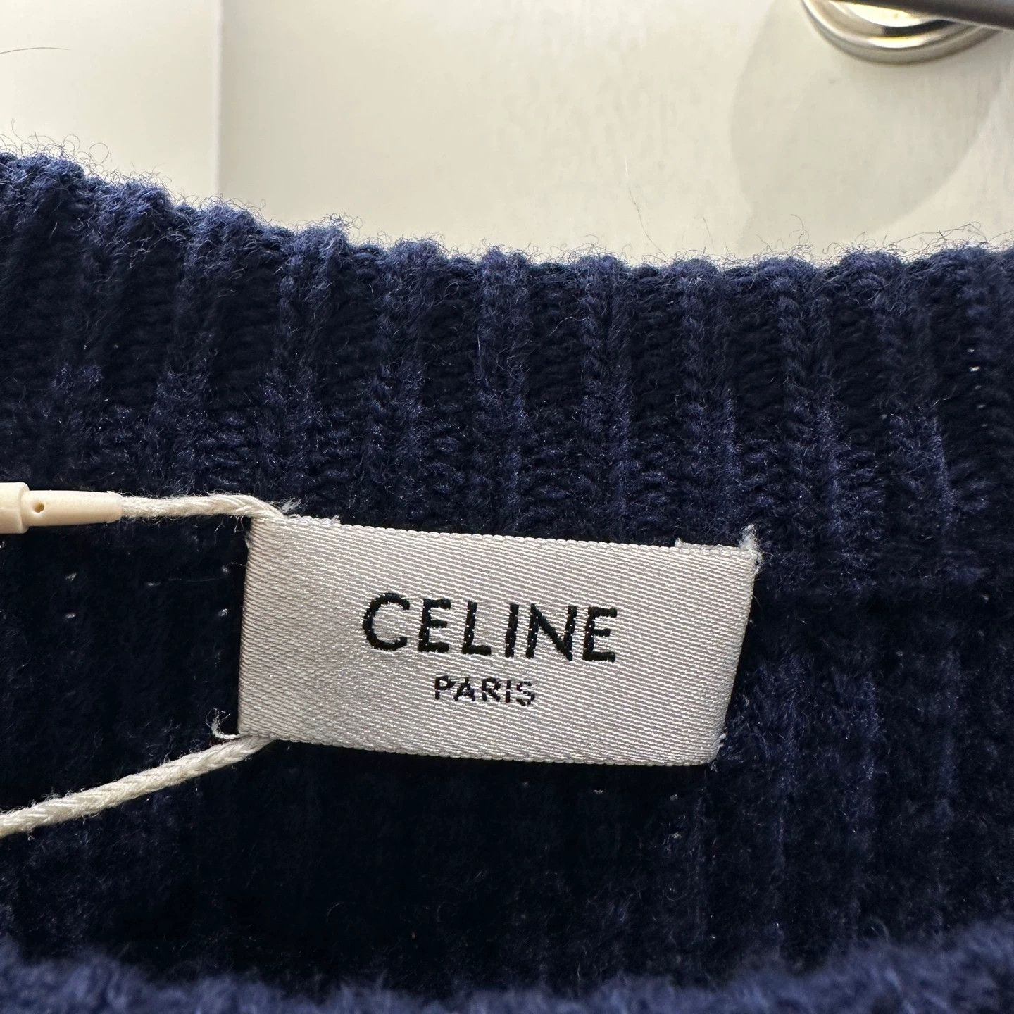 Celine Celine may530 letter embroidery wool sweater M Size US M / EU 48-50 / 2 - 3 Thumbnail