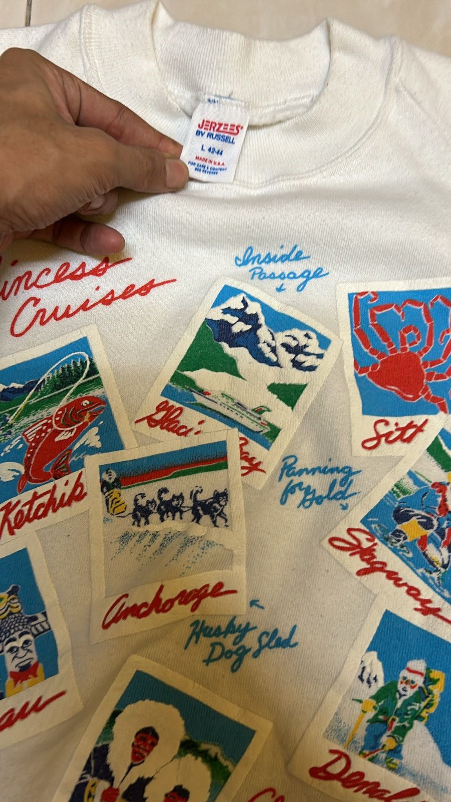 Vintage VTG SWEATSHIRT NICE DESIGN Size US L / EU 52-54 / 3 - 4 Thumbnail