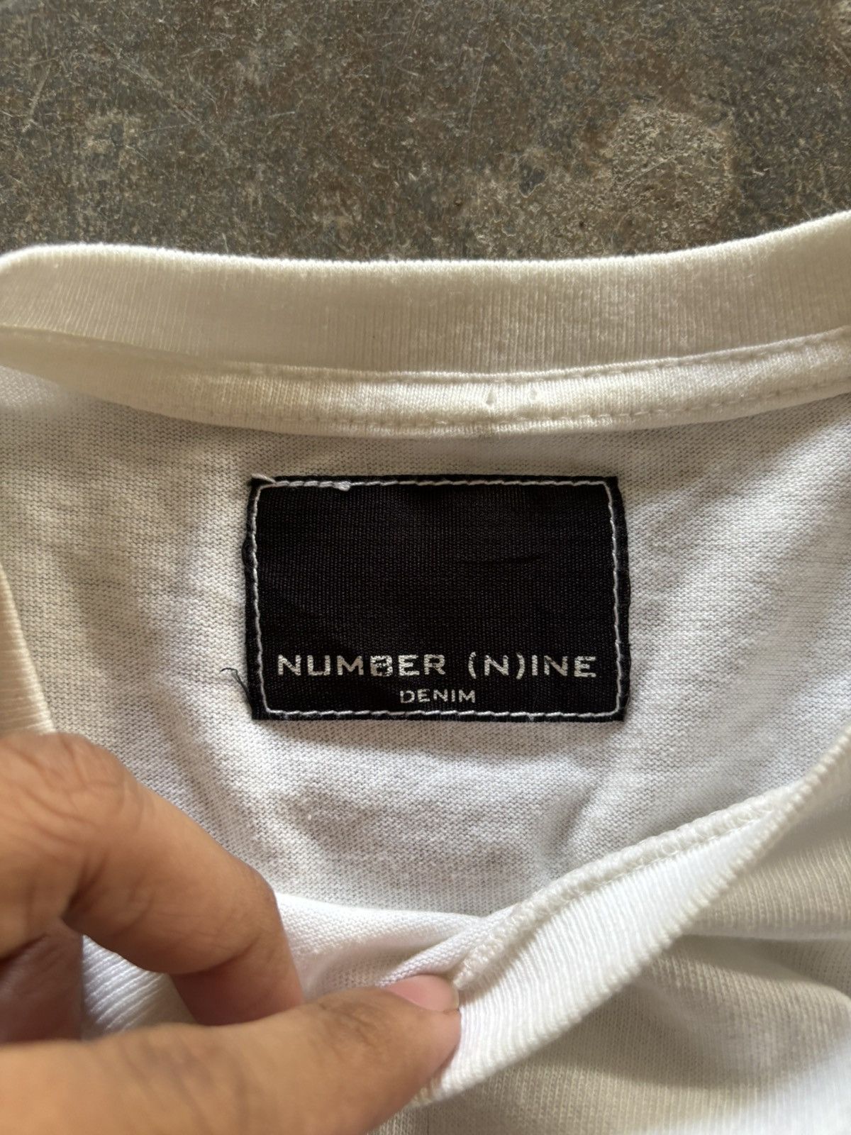 Number (N)ine number nine multi spell out design shirt Size US M / EU 48-50 / 2 - 3 Thumbnail
