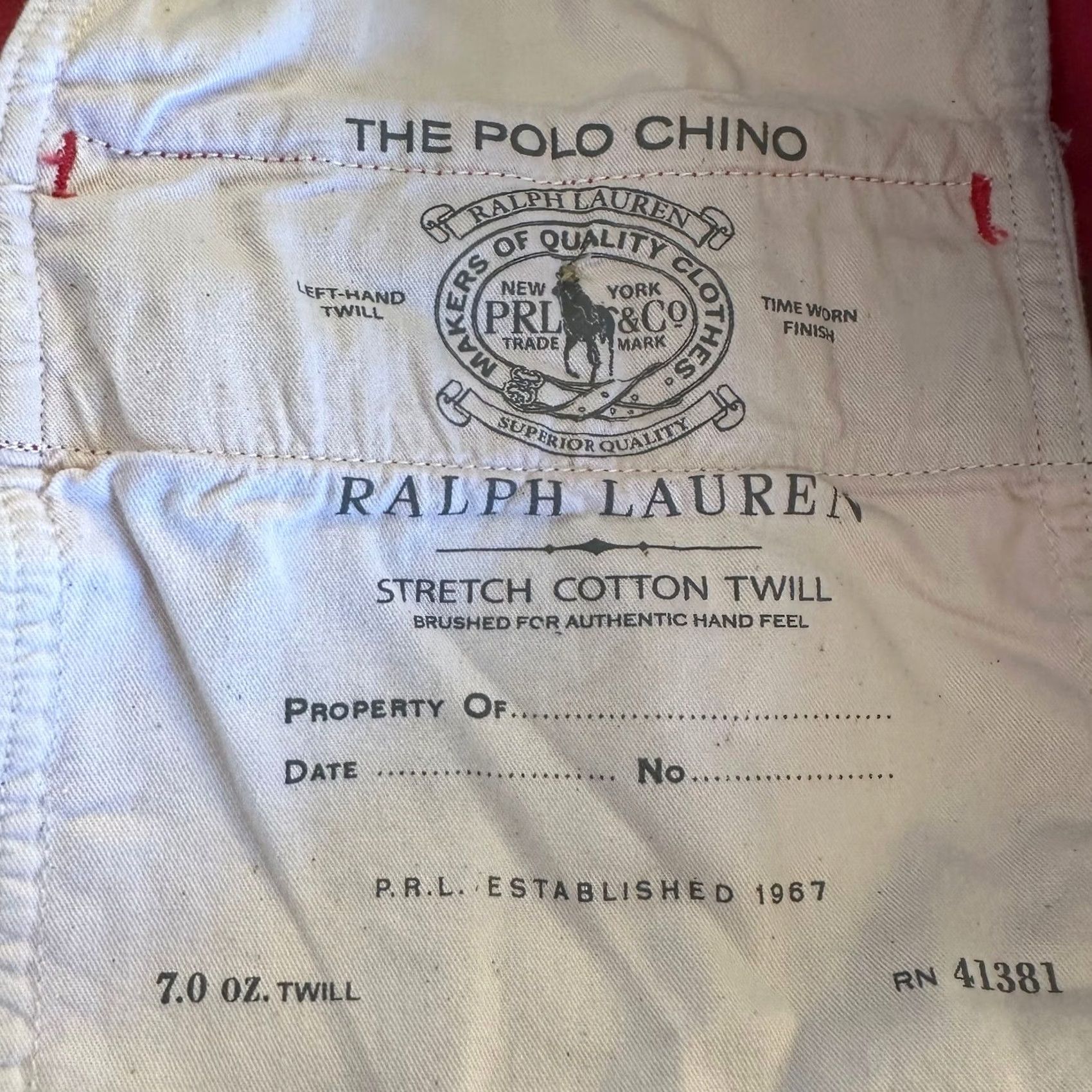 Polo Ralph Lauren Polo Ralph Lauren Mens 46 Pink Stretch Classic Fit Chino Shorts Cotton Twill 6in Size US XXL / EU 58 / 5 - 5 Thumbnail