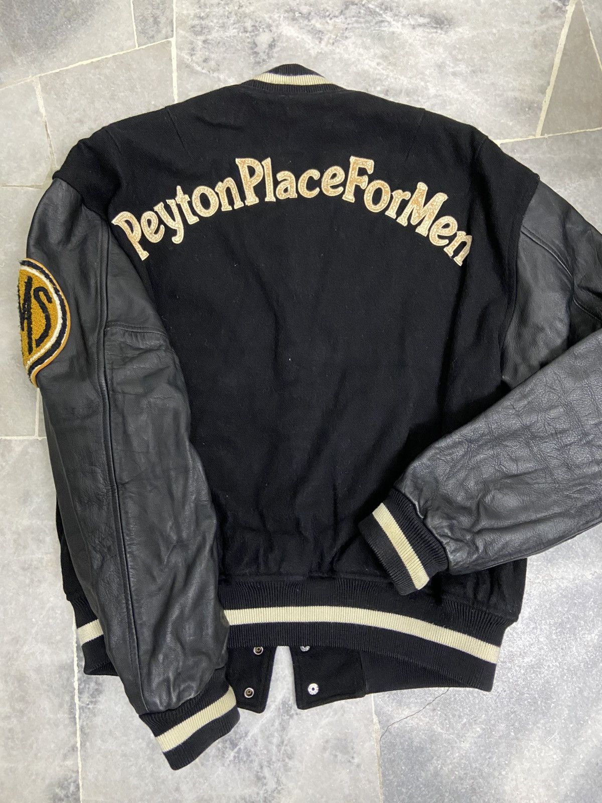 PPFM PPFM Wool Leather Black Varsity Jacket Size US M / EU 48-50 / 2 - 11 Thumbnail