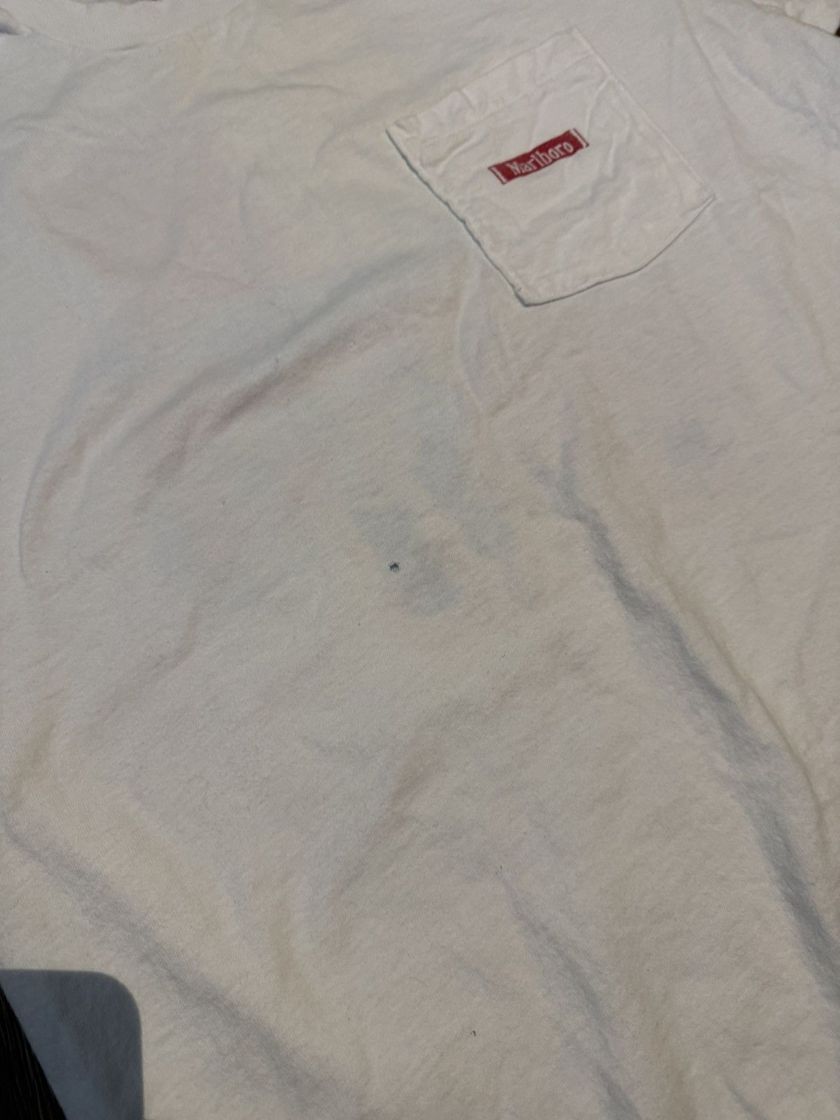 Marlboro VINTAGE 90s RARE GRAPHIC MARLBORO POCKET TEE Size US XL / EU 56 / 4 - 7 Thumbnail