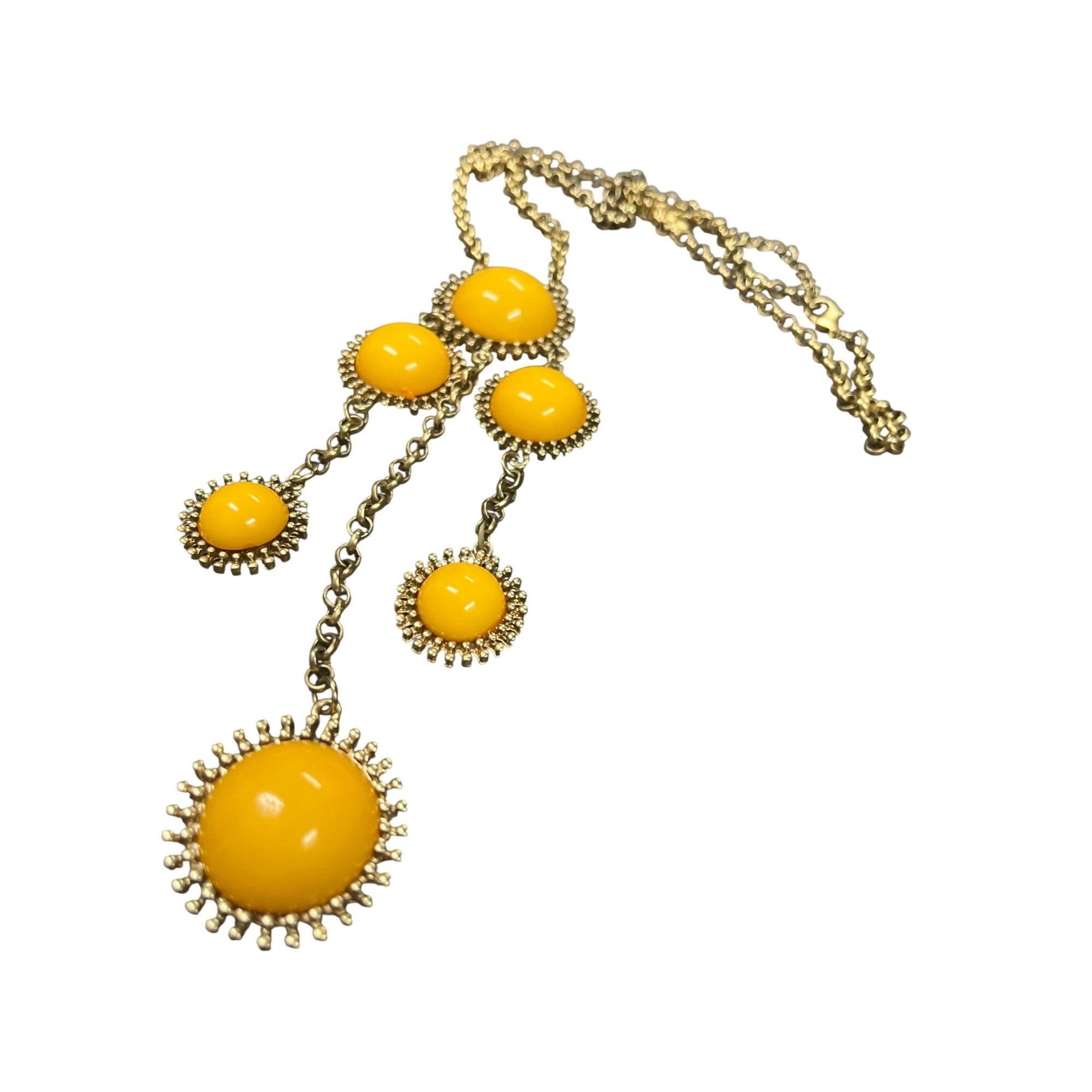 Coldwater Creek Coldwater Creek women's gold plated yellow beaded fashion ne Size ONE SIZE - 11 Thumbnail