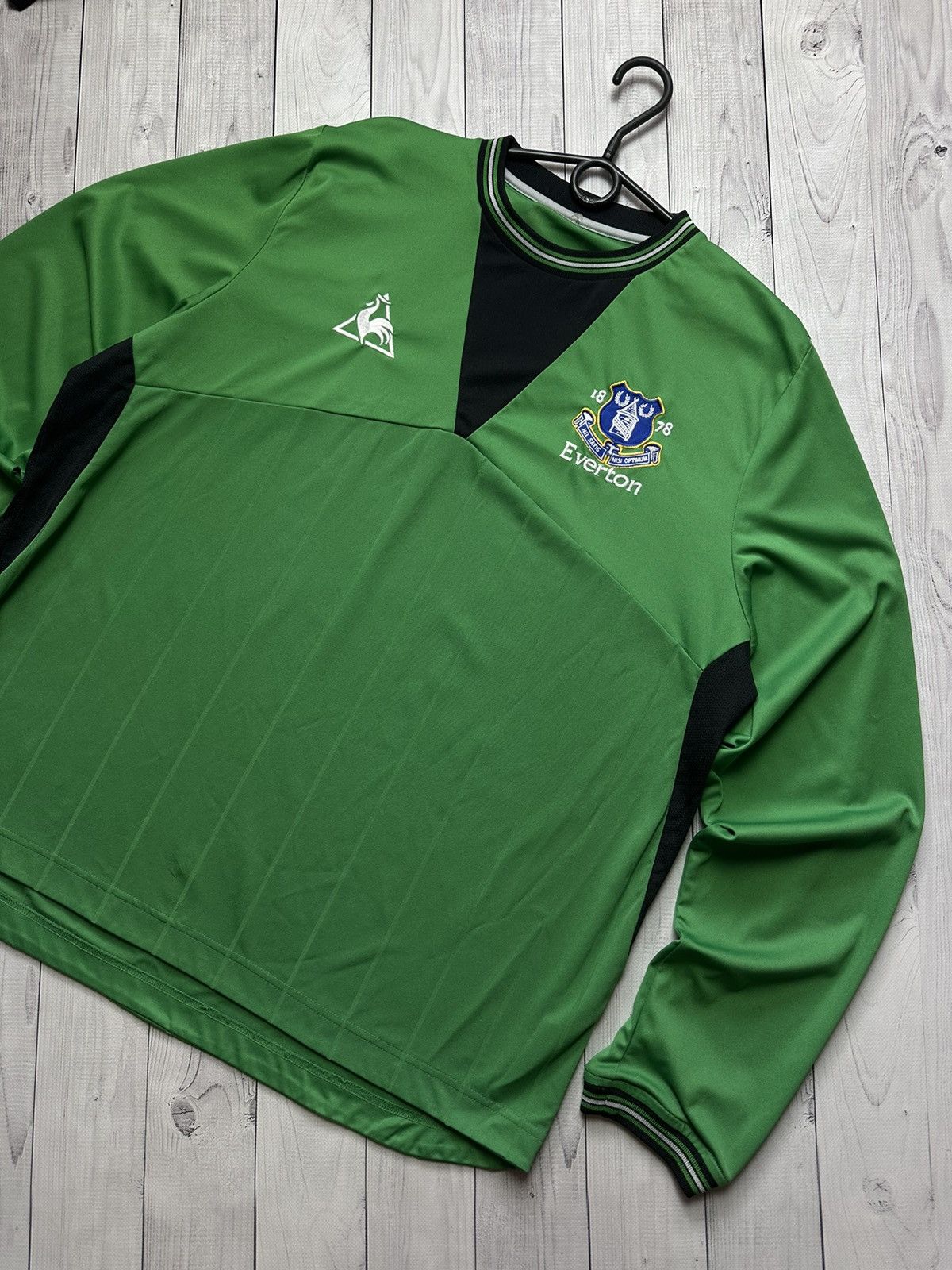 Vintage Vintage Everton Goalkeeper soccer jersey green rare size XL Size US XL / EU 56 / 4 - 2 Thumbnail