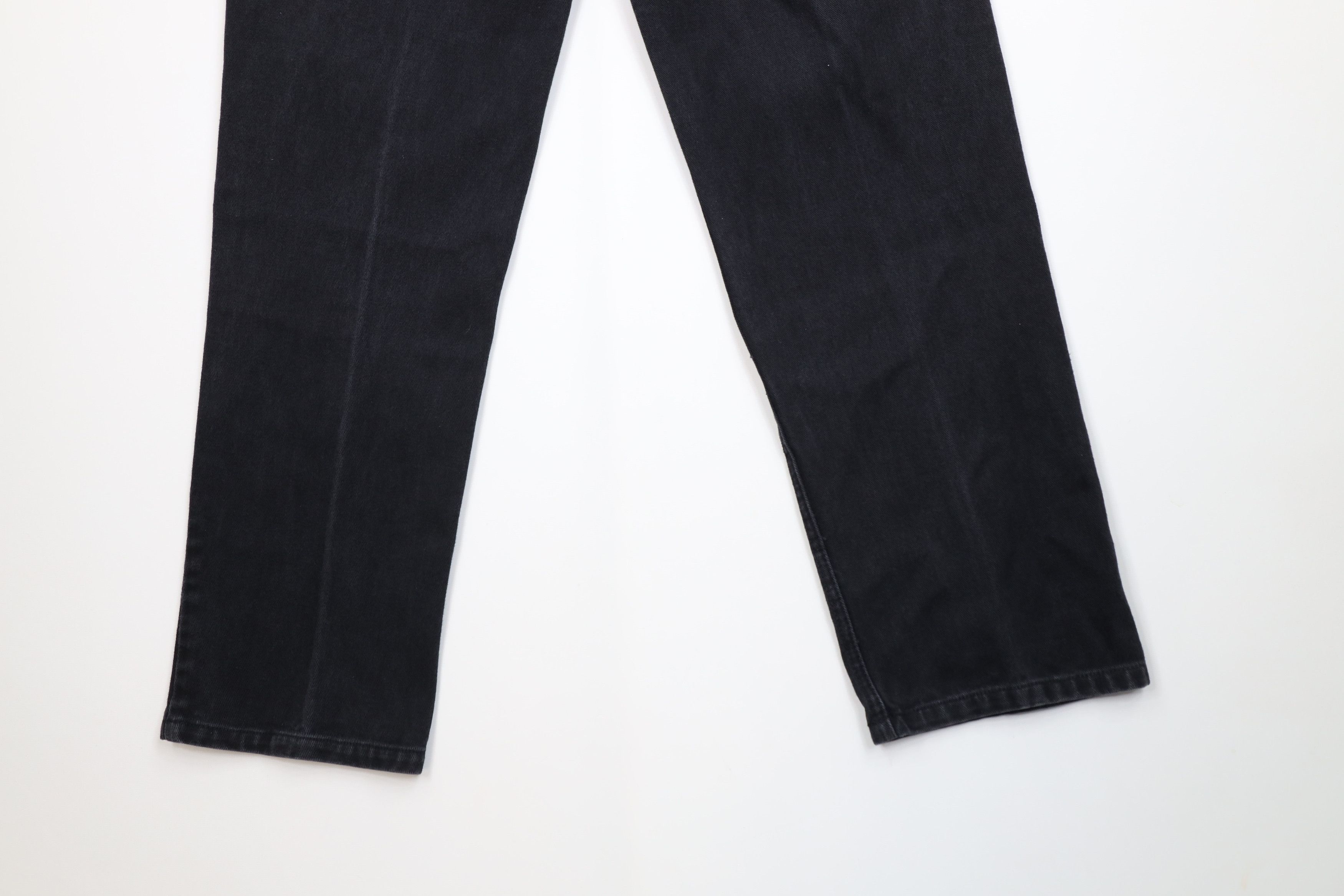 Vintage Vintage 90s Streetwear Relaxed Fit Tapered Leg Jeans Black Size US 34 / EU 50 - 14 Thumbnail