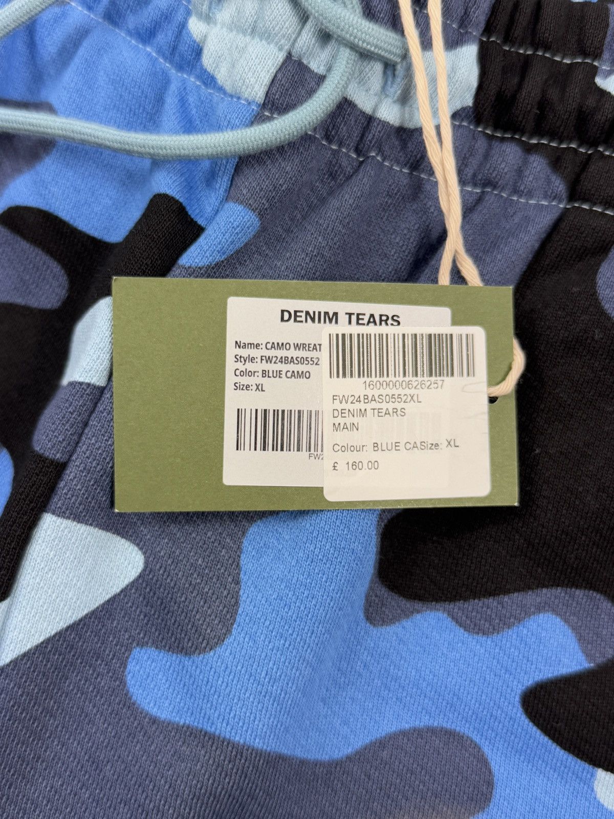 DENIM TEARS CAMOUFLAGE SWEATPANTS Size US 36 / EU 52 - 3 Thumbnail
