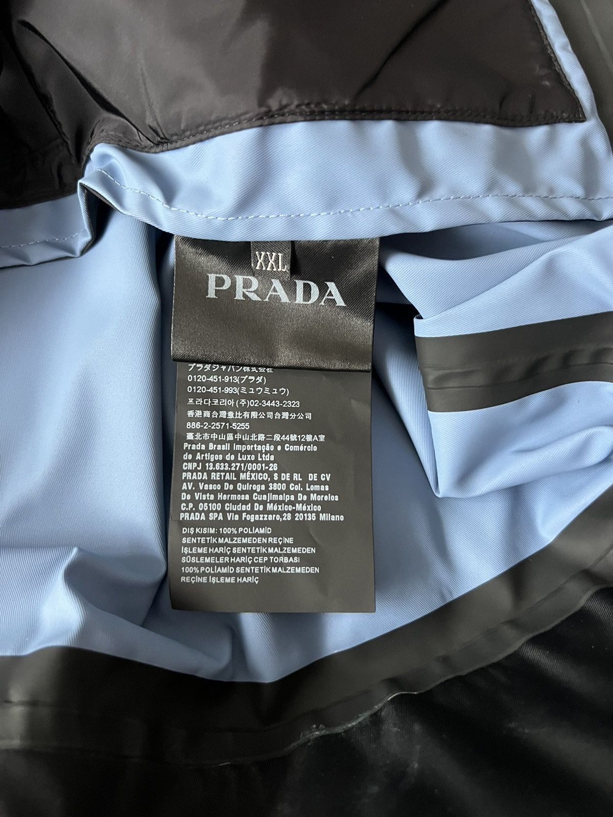 Prada Prada Nylon Gabardine Jacket Size US XXL / EU 58 / 5 - 17 Thumbnail