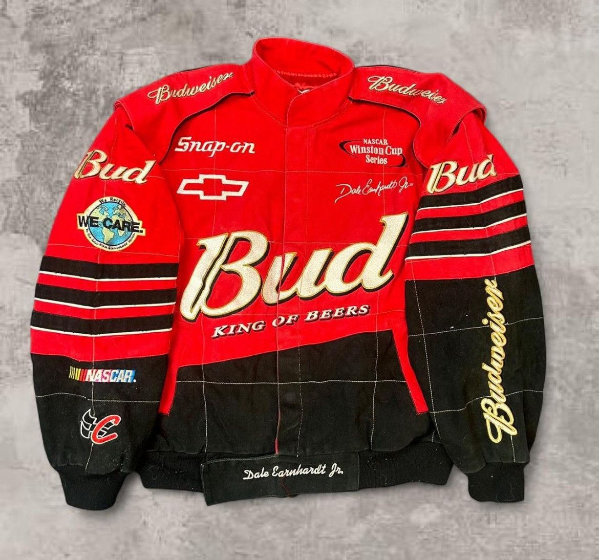 NASCAR Vintage Budweiser NASCAR Racing Jacket m Size US M / EU 48-50 / 2 - 1 Thumbnail