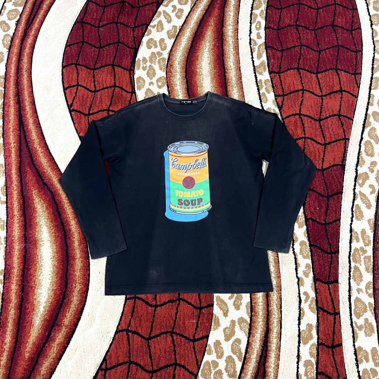 Andy Warhol Vintage 2004 Thrashed Faded Andy Warhol Long Sleeve T Shirt Size US L / EU 52-54 / 3 - 1 Thumbnail