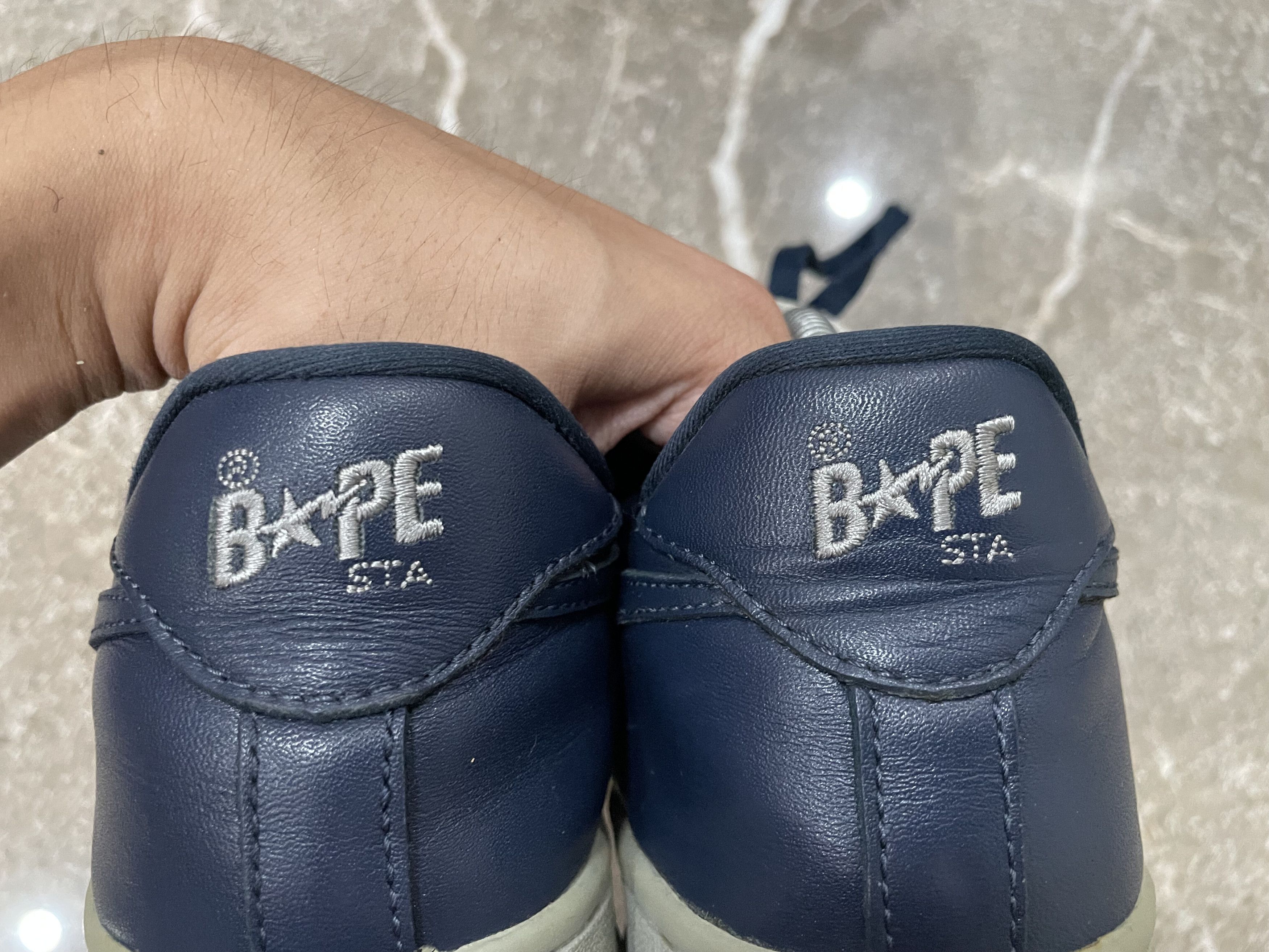 Bape Bapesta FS-001 Low 'Dark Blue Grey' Size US 9.5 / EU 42-43 - 15 Thumbnail