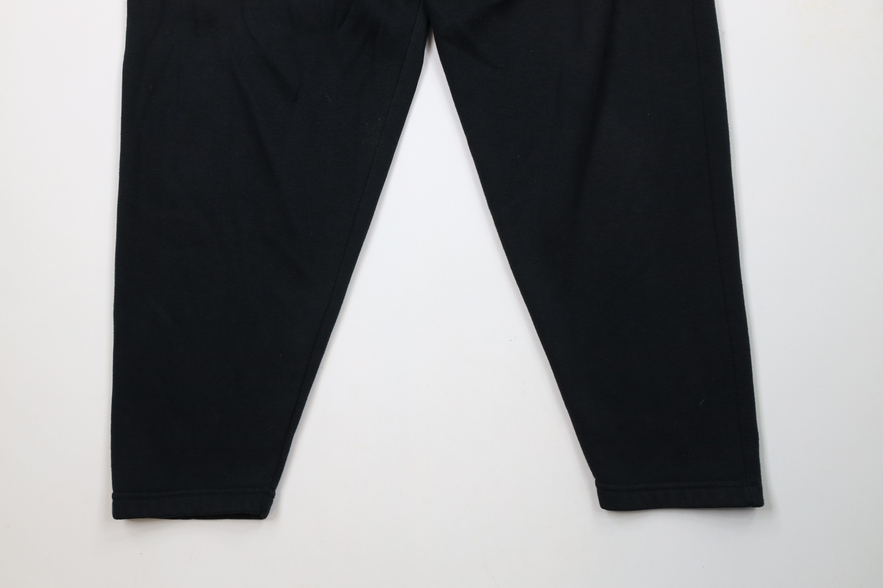 Vintage Vintage 90s Streetwear Tapered Leg Sweatpants Pants Black Size 22" - 4 Thumbnail
