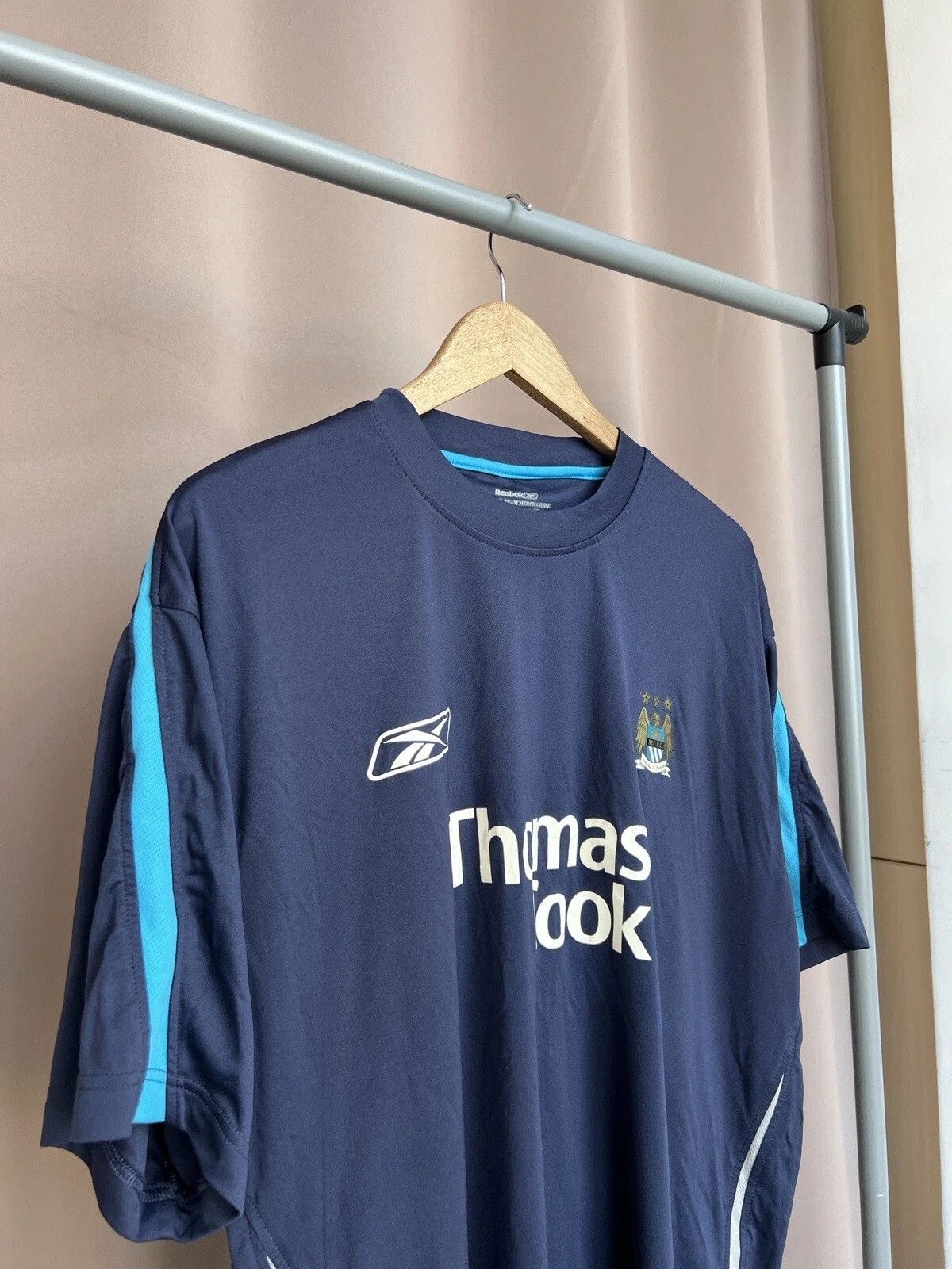 Reebok FC Manchester City 2005/2006 Training Football Shirt XXL/XL Size US XXL / EU 58 / 5 - 3 Thumbnail