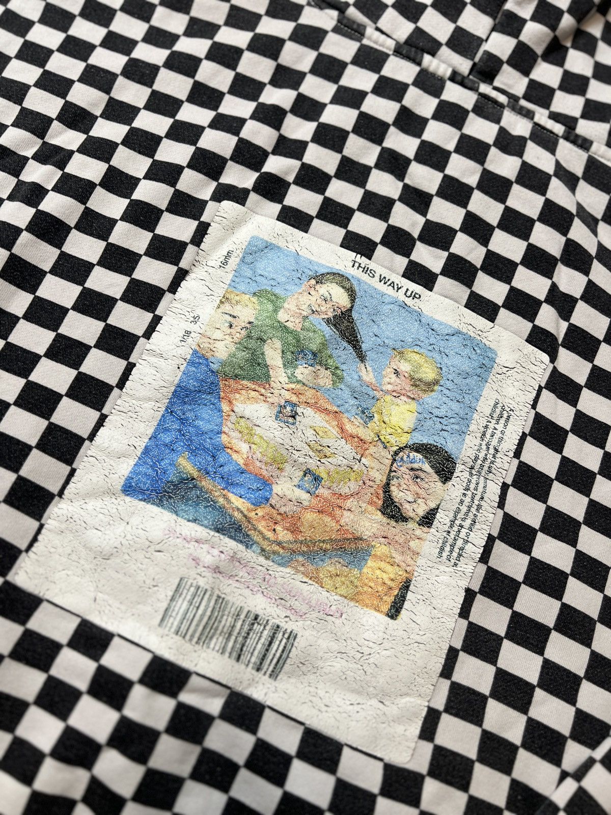 Vintage Childish Checkered Vintage Skate Hoodie Y2K Size US XL / EU 56 / 4 - 6 Thumbnail