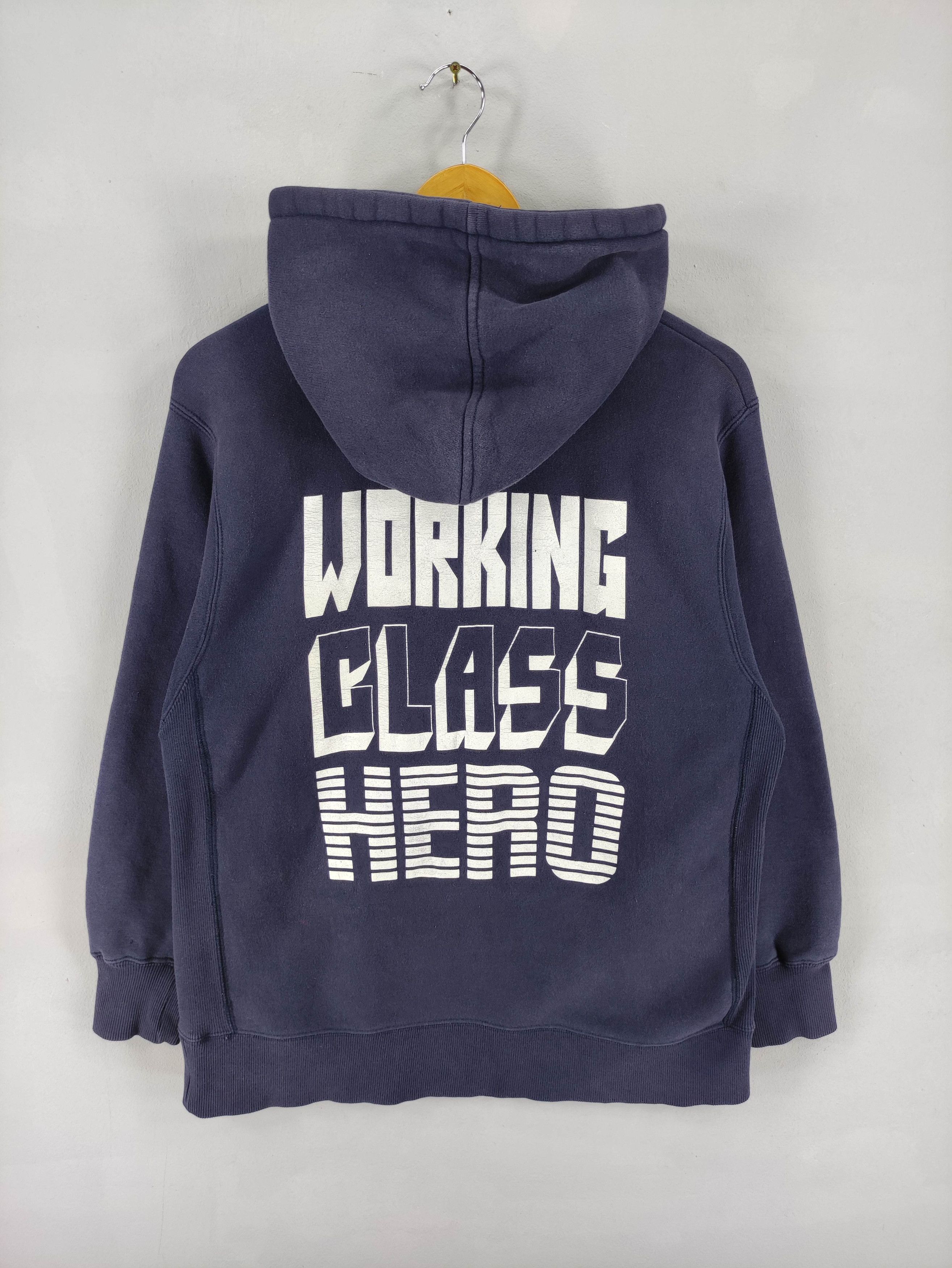 Japanese Brand Vintage Working Class Hero Hoodie Sweater Size US L / EU 52-54 / 3 - 1 Thumbnail