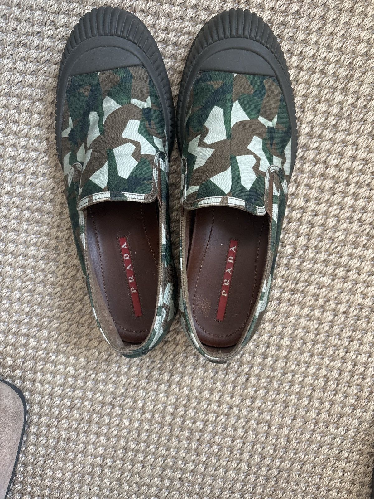 Prada Prada slip on shoes printed canvas 4D2971 9 Size US 10.5 / EU 43-44 - 7 Thumbnail