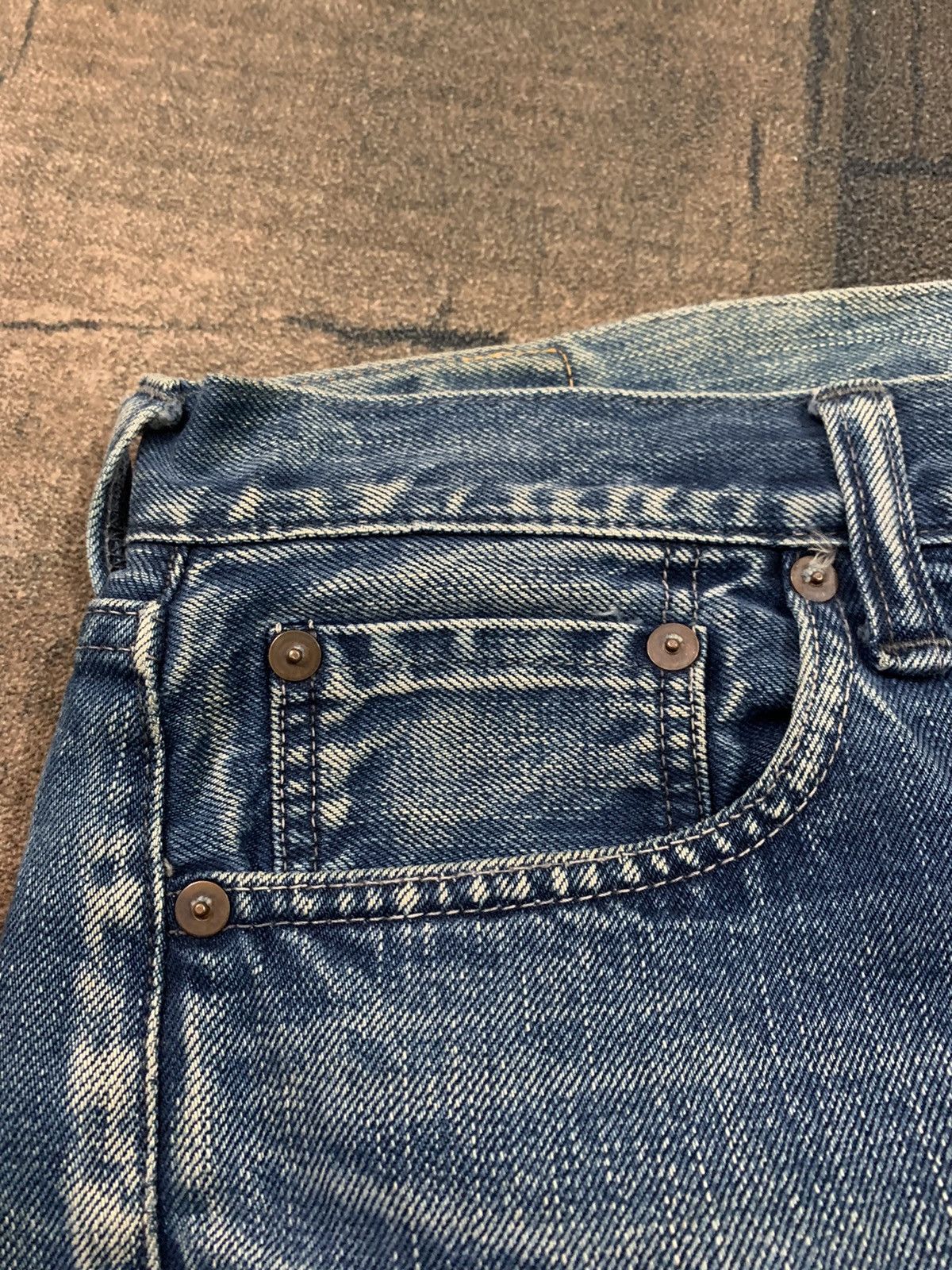 45rpm × Japanese Brand 🇯🇵RUSTY FADED selvedge ‘R’ by 45rpm vintage jeans Size US 30 / EU 46 - 12 Thumbnail