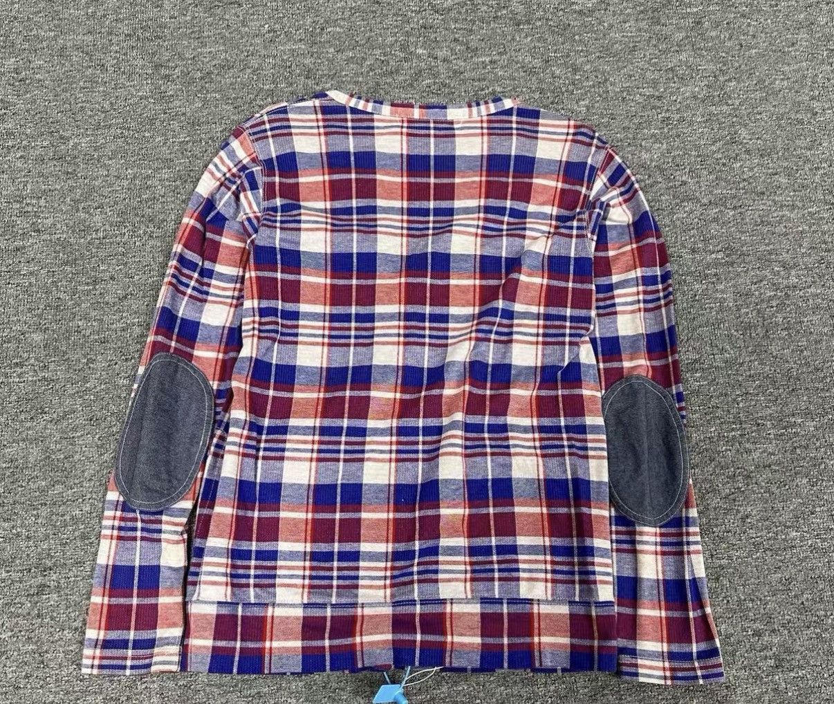 Junya Watanabe JUNYA WATANABE × CDG Plaid V-Neck Long Sleeve Shirt J16 Size US S / EU 44-46 / 1 - 2 Thumbnail