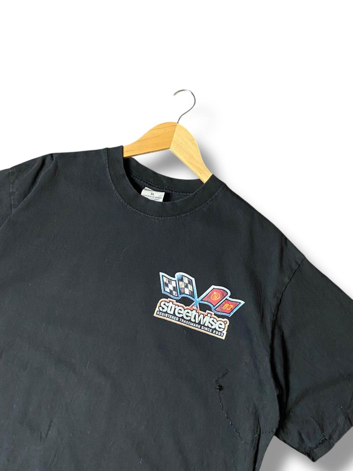 Japanese Brand Streetwise Flag Backprint Tshirt (143) Size US S / EU 44-46 / 1 - 5 Thumbnail