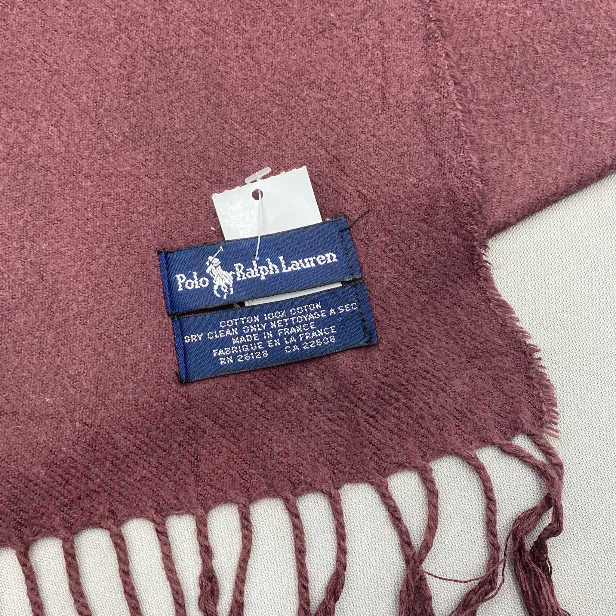 Polo Ralph Lauren Vintage Polo Ralph Lauren Scarf Muffler Wool Fringe Scarves Size ONE SIZE - 6 Thumbnail