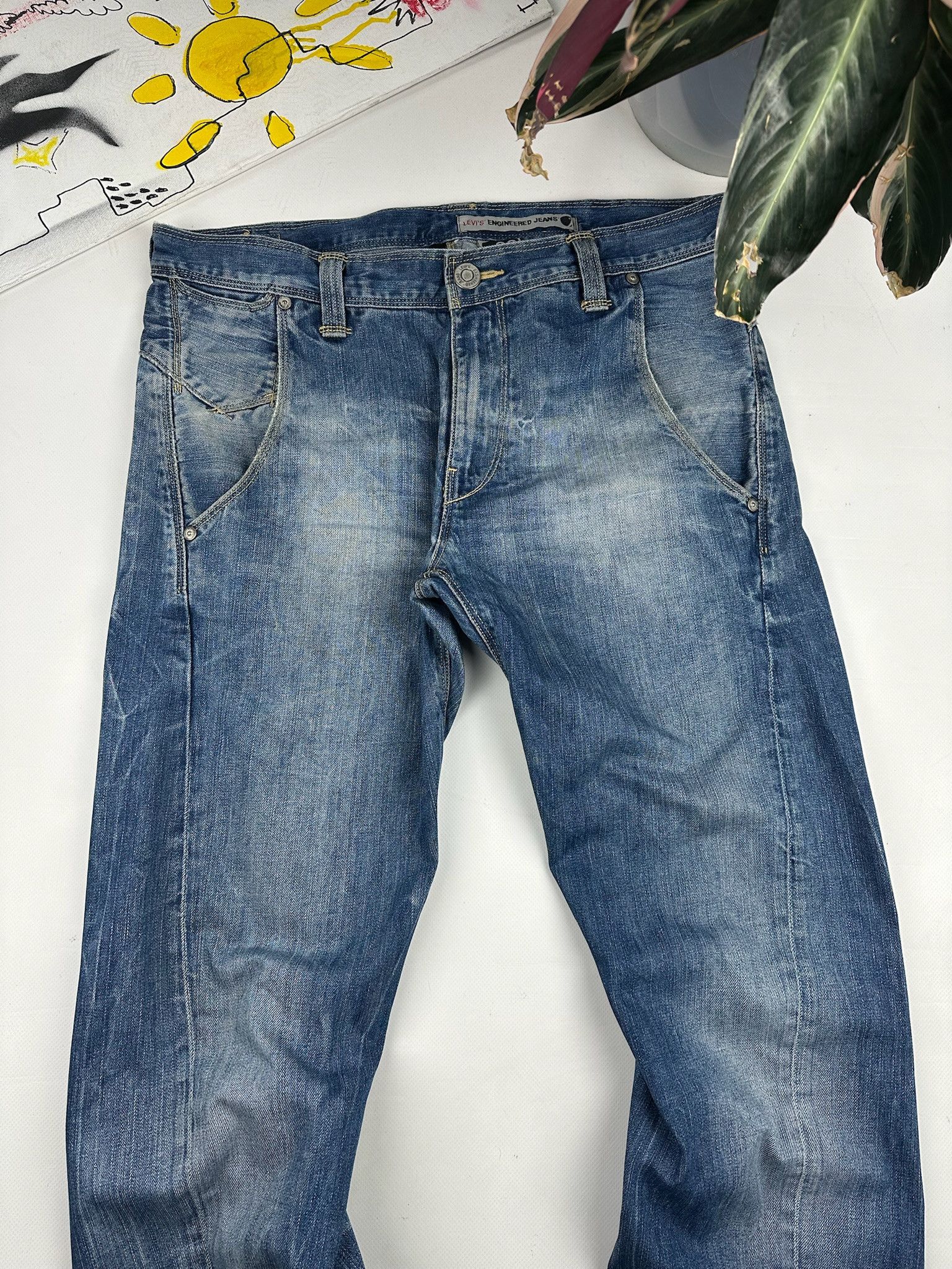 Levi's Vintage Levis Engineered Twisted Jeans Tag W32 Size US 32 / EU 48 - 3 Thumbnail