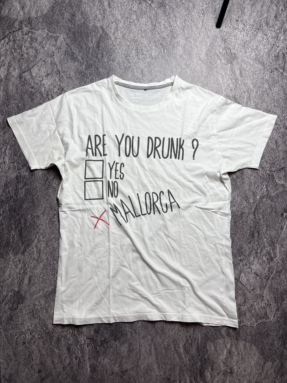 Pre-owned Humor X Vintage Y2k Adult Humor Drunk Alcohol Japan Balenciaga Style Tee In White