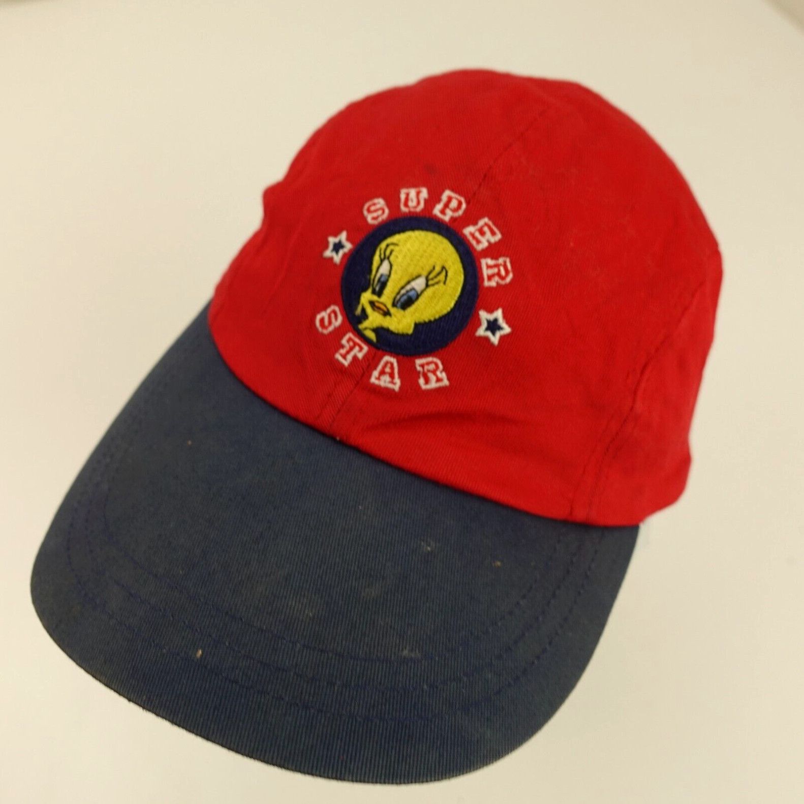 Casquette Vintage Club America & Looney Tunes Tweety Bird - Années 90 - Neuf Avec Étiquette