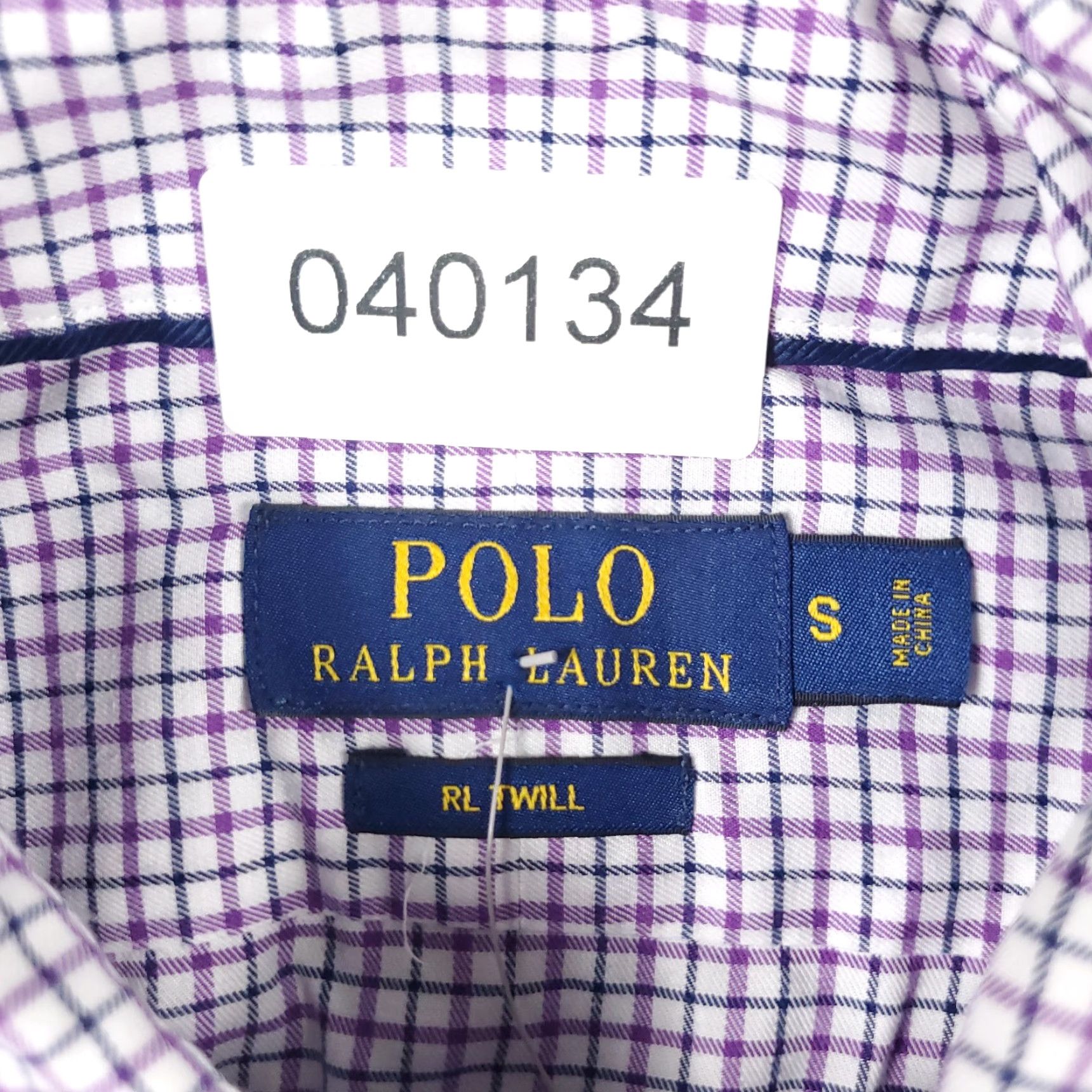 Ralph Lauren Ralph Lauren Shirt Adult Small Purple Check Button-Up Long Sleeve Cotton Mens Size US S / EU 44-46 / 1 - 6 Thumbnail