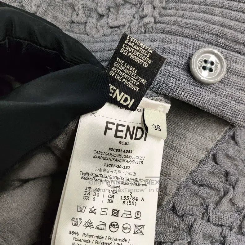 Fendi Fendi Grey Top Size XS / US 0-2 / IT 36-38 - 6 Thumbnail