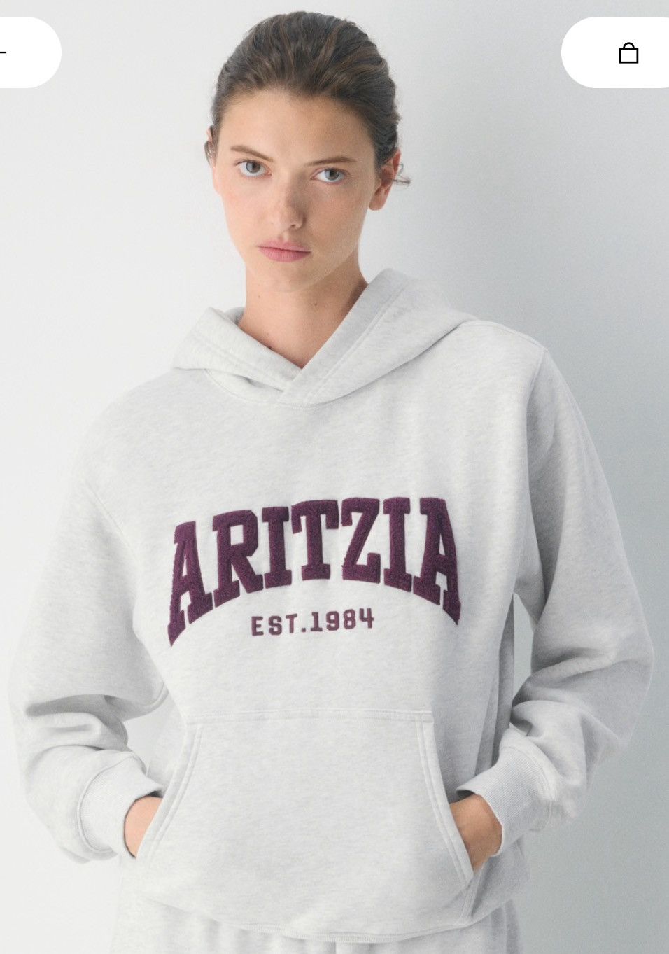 Aritzia Unworn Unopened Cozy Sweatfleece Perfect Hoodie Size S / US 4 / IT 40 - 3 Thumbnail