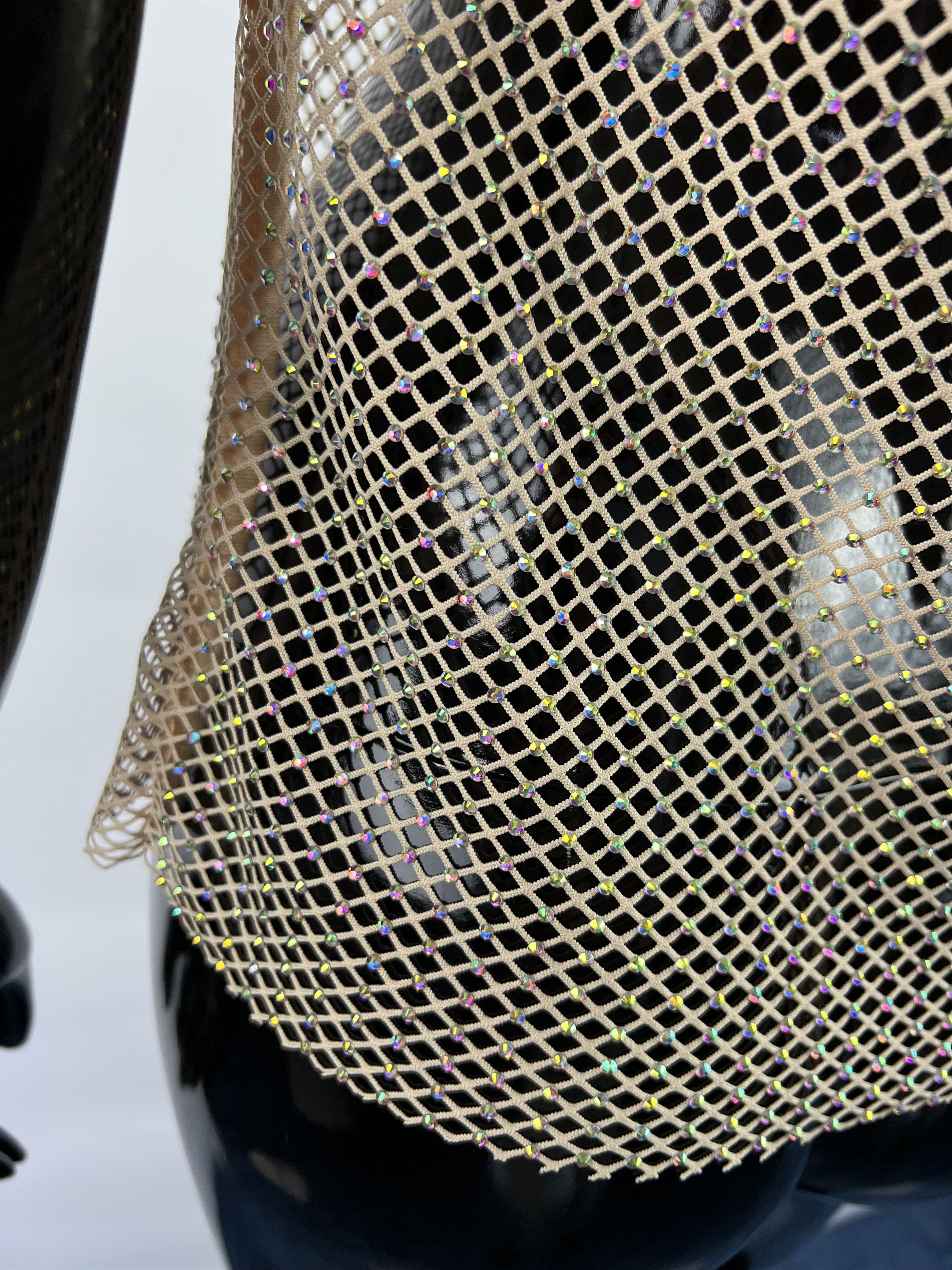 Other Sunday in Brooklyn Rhinestones Mesh Fishnet T Shirt Size XS Size XS / US 0-2 / IT 36-38 - 5 Thumbnail