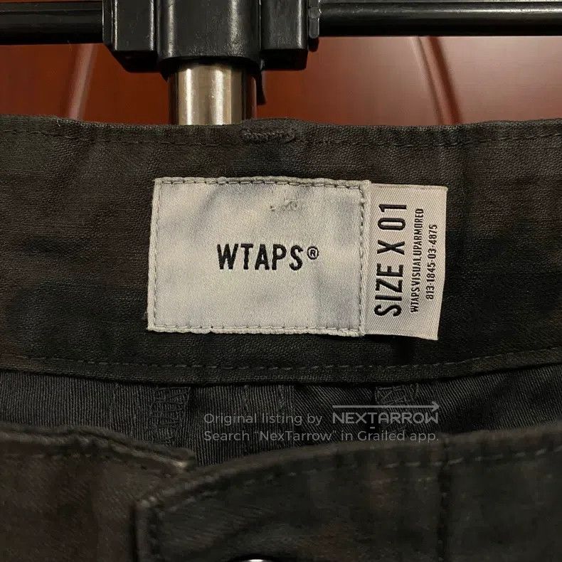 Wtaps Wtaps size 1 Black camouflage work pants Size US 39 - 4 Thumbnail