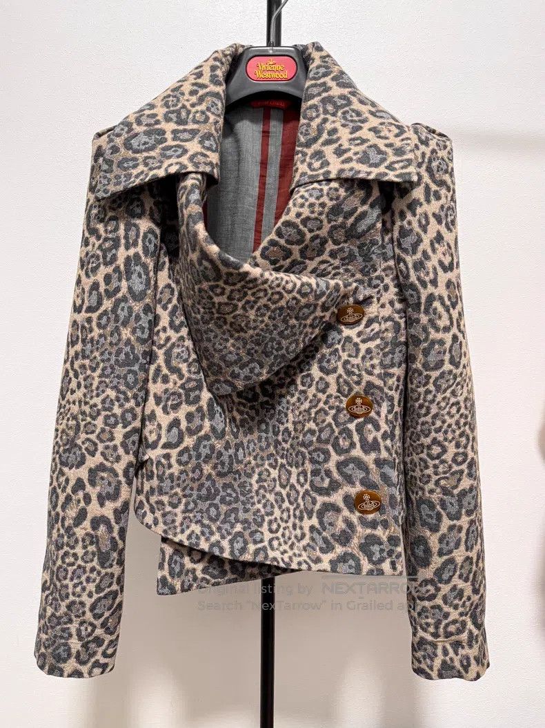 Vivienne Westwood Vivienne Westwood Vintage Leopard Print Asymmetrical Lapel Size M / US 6-8 / IT 42-44 - 1 Thumbnail