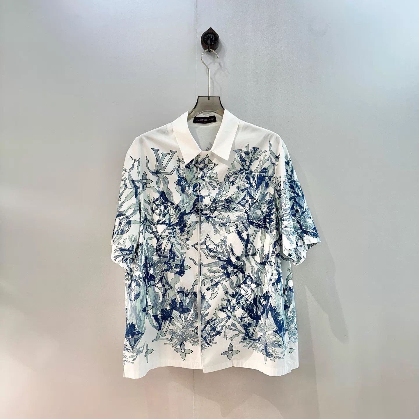 Louis Vuitton Louis Vuitton All Over Seaweed Print Shirt L Size US L / EU 52-54 / 3 - 2 Thumbnail