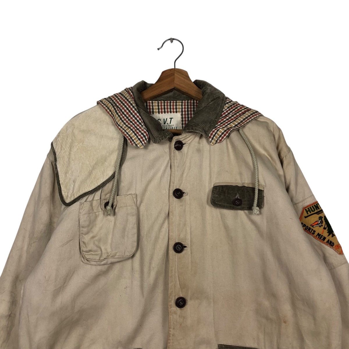 Japanese Brand × Vintage 📌Vintage Chore Hunting Jacket CVT Blanket Issey Miyake Size US M / EU 48-50 / 2 - 4 Thumbnail