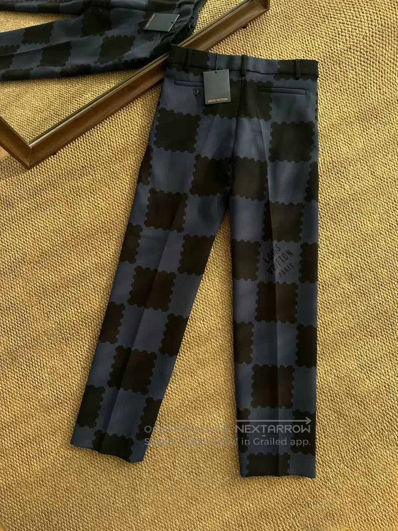 Louis Vuitton Louis Vuitton NIGO2 Co-branded Checker Pants Size US 38 / EU 54 - 2 Thumbnail