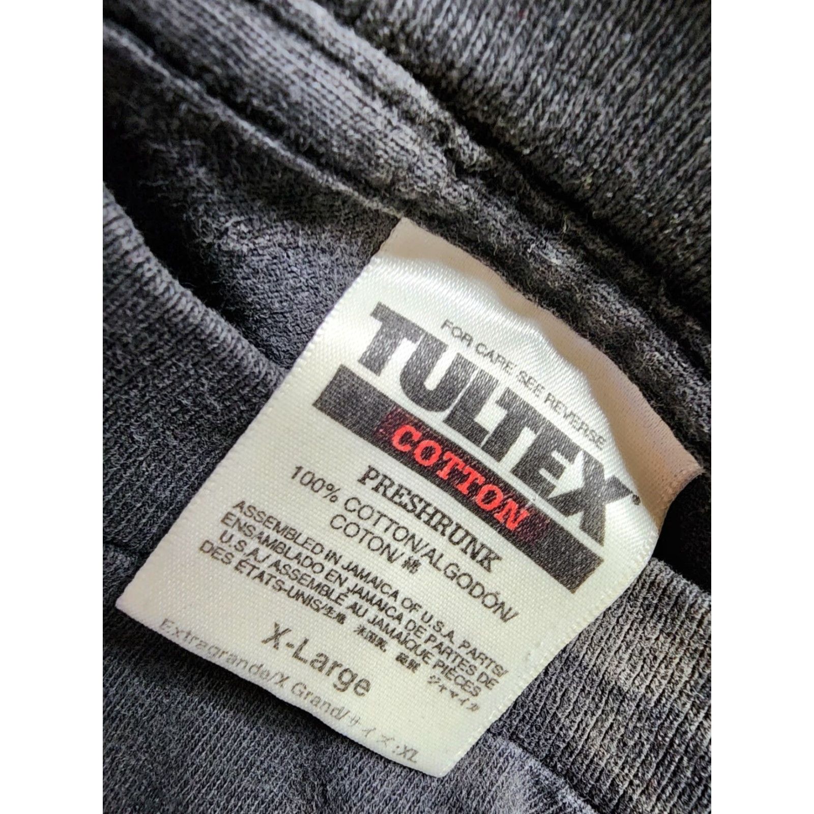 Tultex VINTAGE Men XL T-Shirt Cars 90s All Over Print Crew Neck Cotton Distressed Size US XL / EU 56 / 4 - 5 Thumbnail