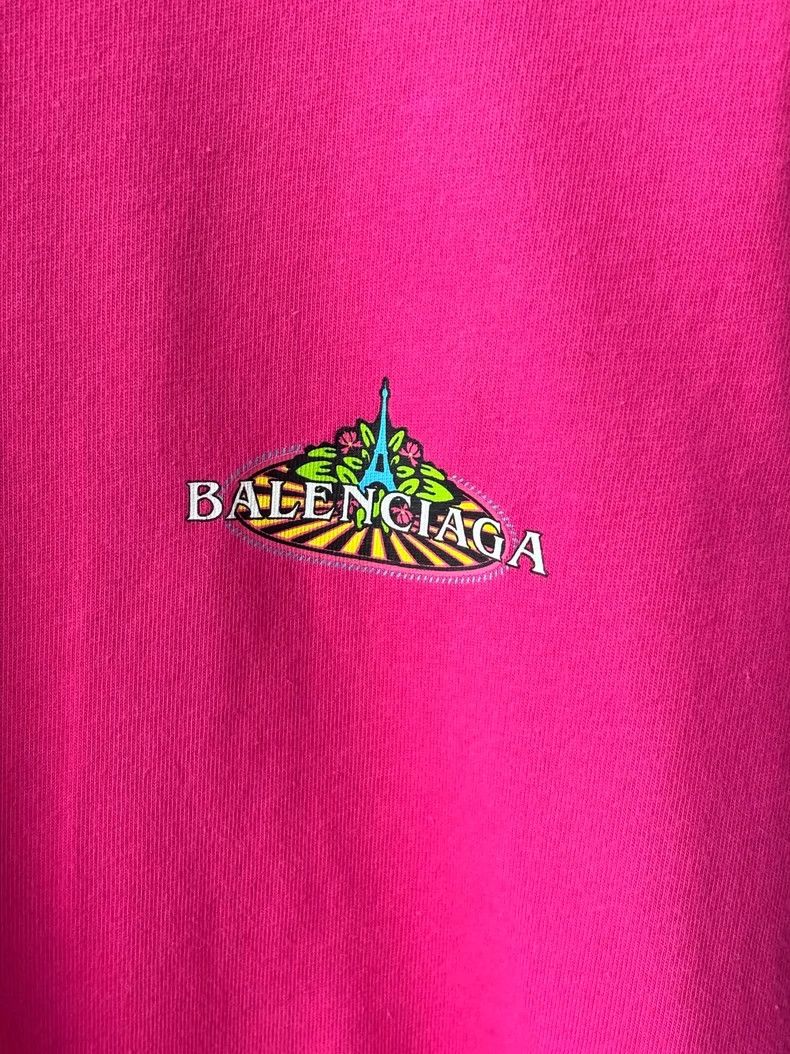 Balenciaga Balenciaga Rose printed short-sleeved T-shirt 2503-Nextarro Size US M / EU 48-50 / 2 - 6 Thumbnail