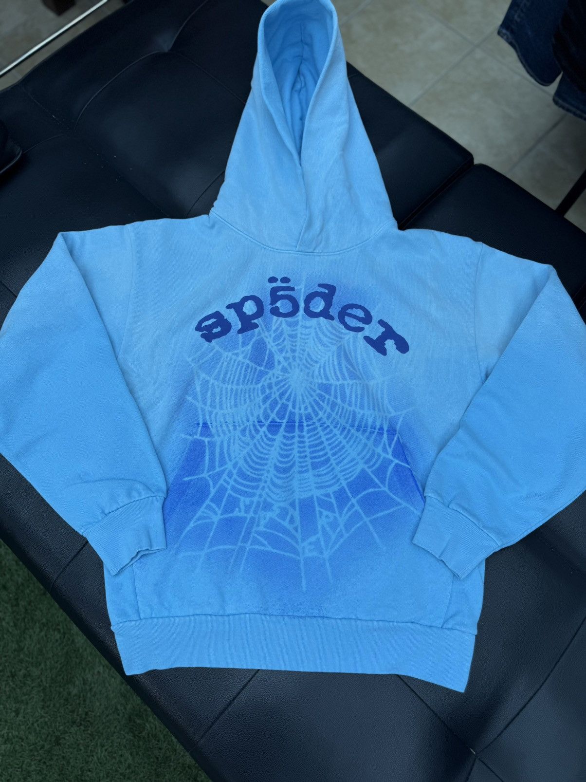 Sp5der Sp5der Worldwide Blue 2025 Hoodie Size S (NEW) Size US S / EU 44-46 / 1 - 1 Thumbnail