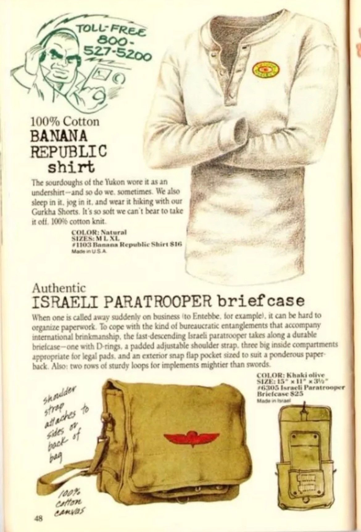 Banana Republic Banana Republic Israeli Paratrooper Military Messenger Bag Size ONE SIZE - 7 Thumbnail