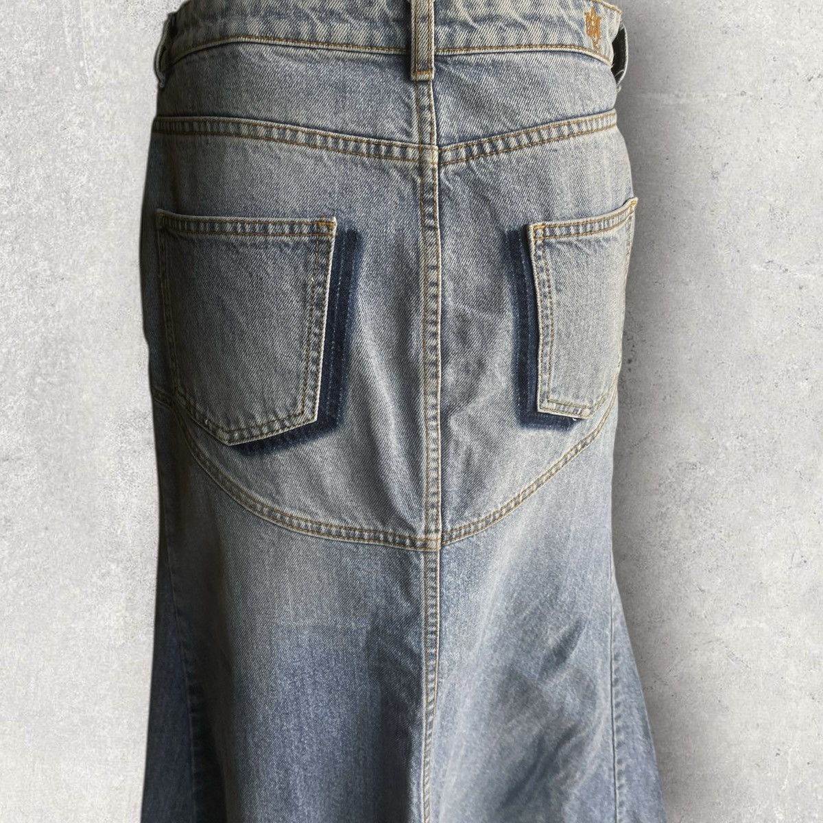 Alexander McQueen 2017 Denim Mermaid Skirt Size 28" / US 6 / IT 42 - 6 Thumbnail