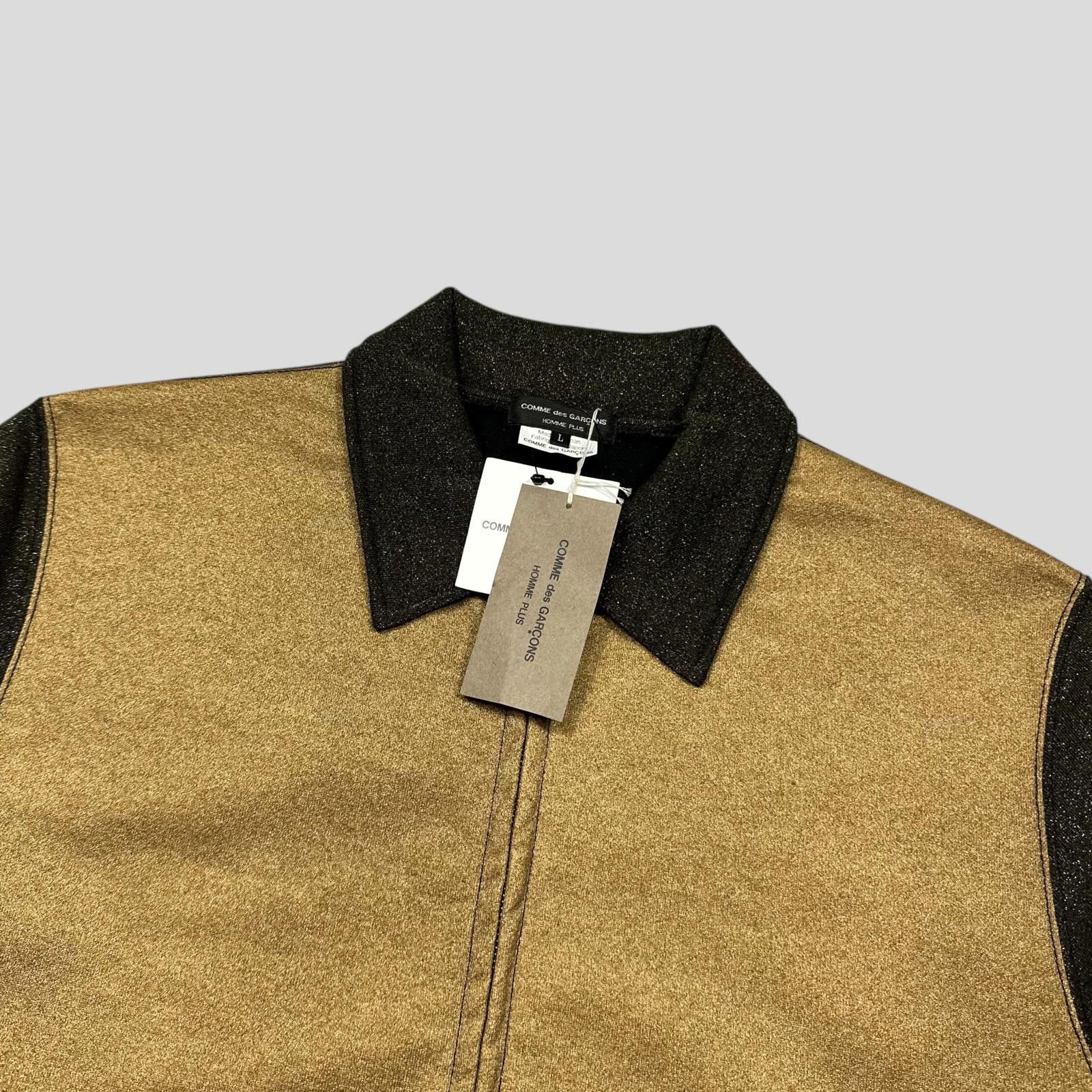 Comme des Garcons CDG Homme 2011 Gold Glitter Work Jacket - L (M) Size US L / EU 52-54 / 3 - 2 Thumbnail