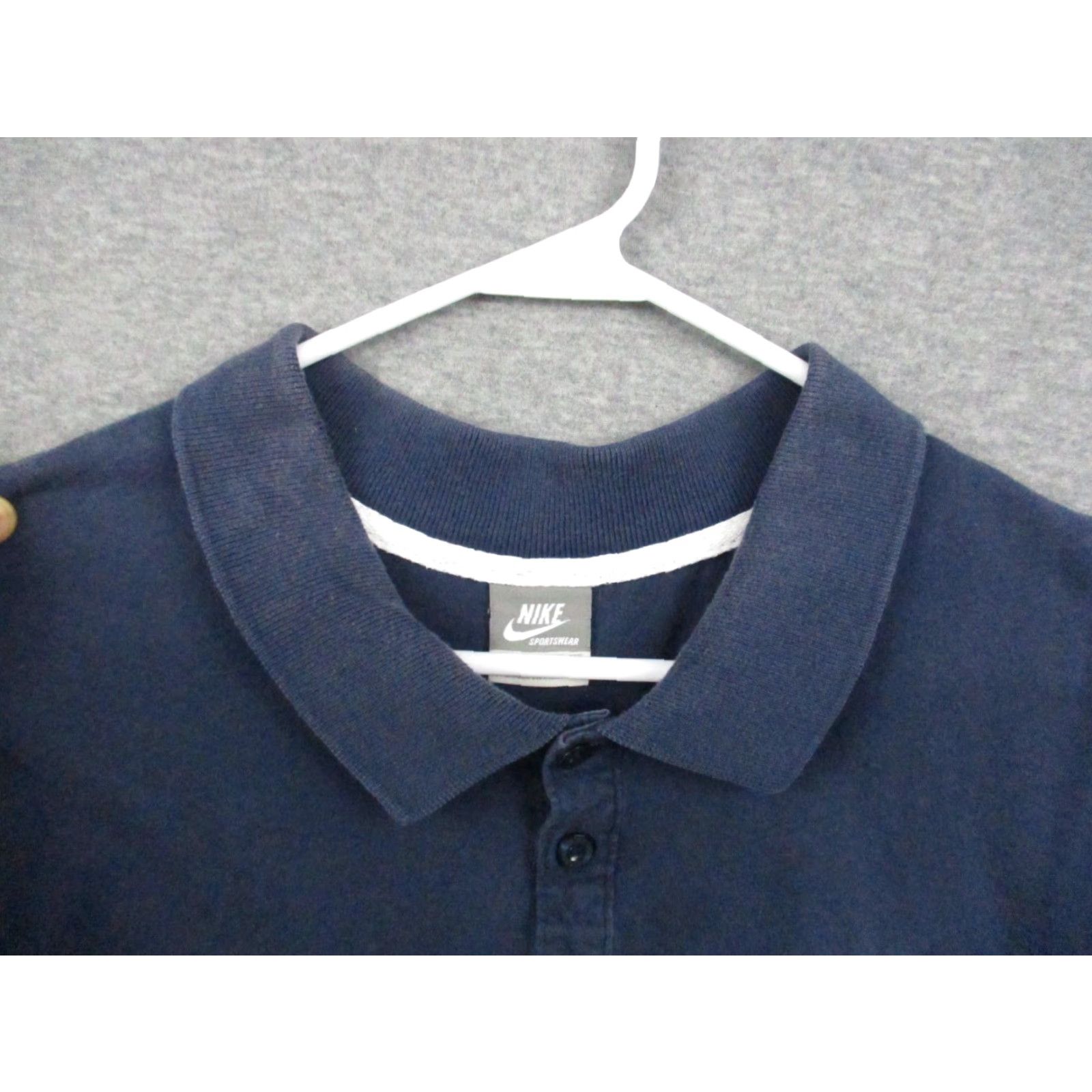 Nike Nike Sportswear Polo Shirt XXL Men Blue Short Sleeve Size US XXL / EU 58 / 5 - 3 Thumbnail