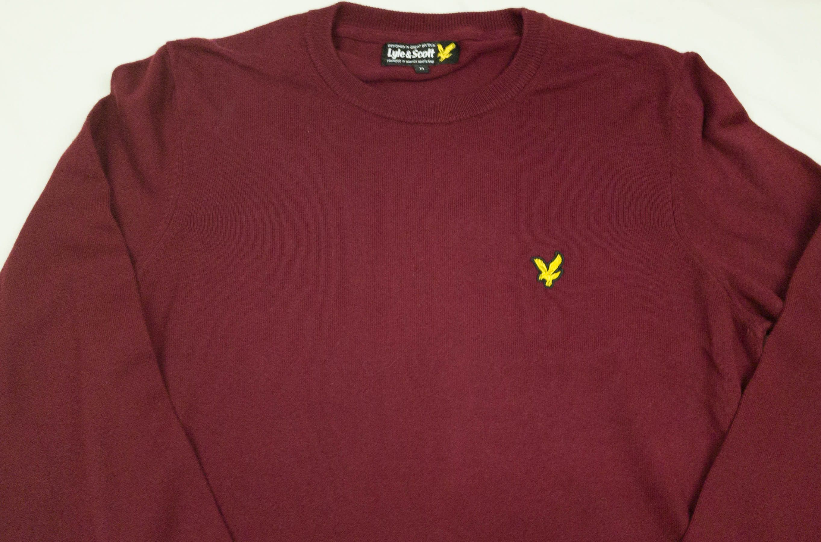 Lyle & Scott Lyle Scott mens jumper cotton size M gc Size US M / EU 48-50 / 2 - 4 Thumbnail